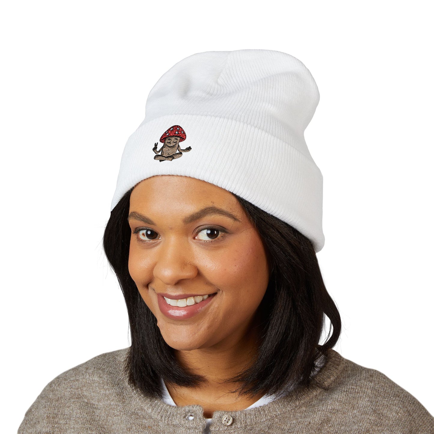 Mani the Mushroom π Cuffed Beanie
