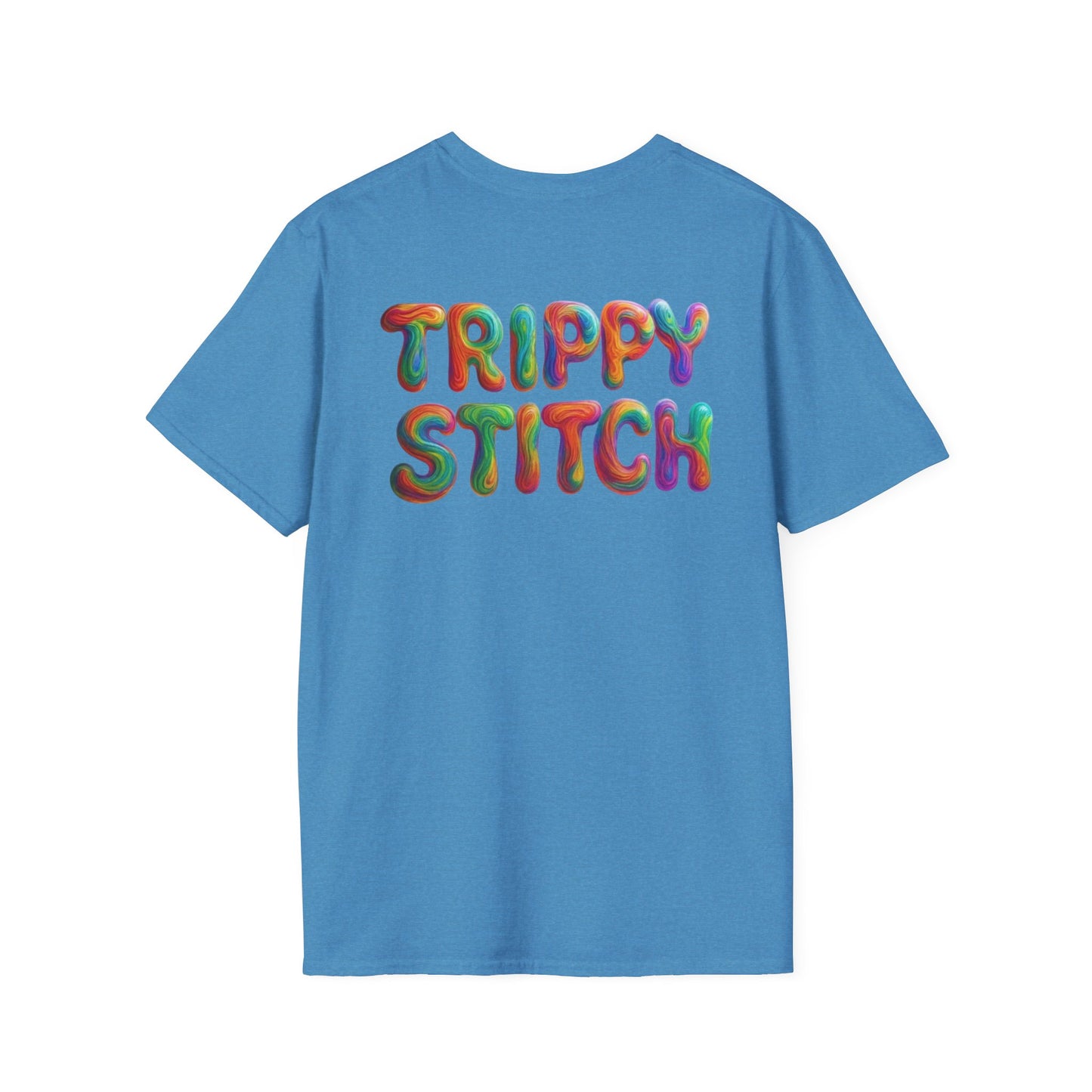 JEWELED LOVE & TRIPPY STITCH-Unisex T-Shirt for Fun & Casual Wear, Gift for Friends & Family, Birthday, Anniversaries