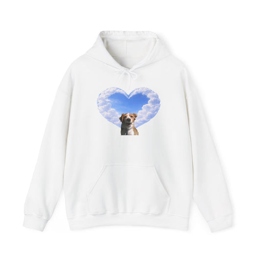 Bambi the Dog in the Clouds Hoodie