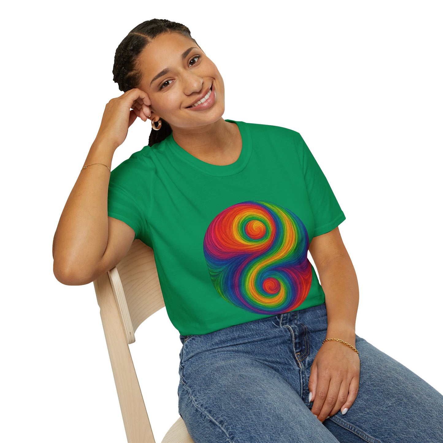 Trippy Stitch Yin Yang T-Shirt ☯️