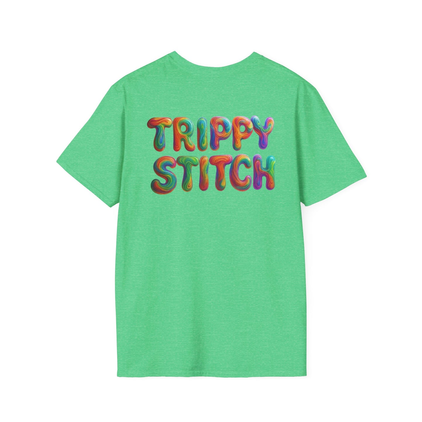 JEWELED LOVE & TRIPPY STITCH-Unisex T-Shirt for Fun & Casual Wear, Gift for Friends & Family, Birthday, Anniversaries