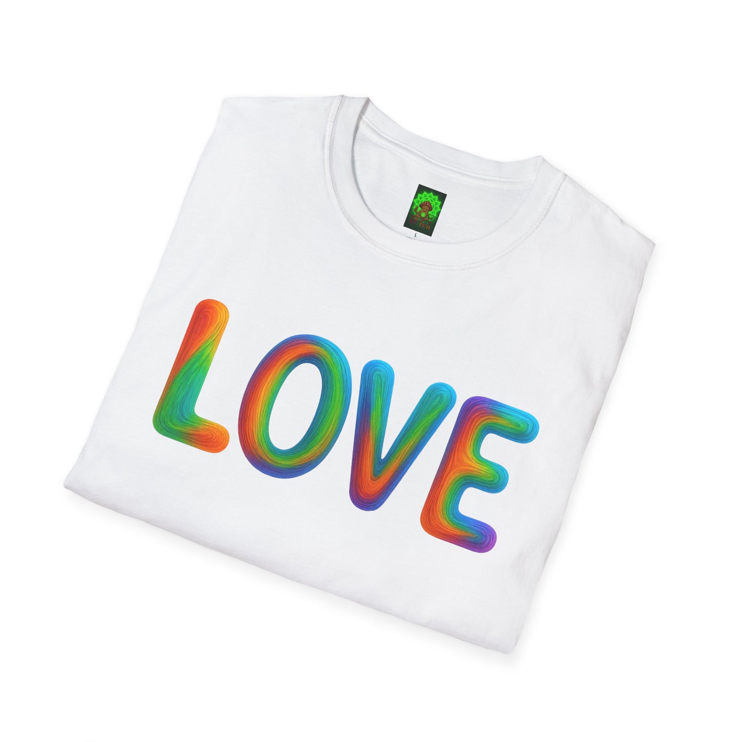 JEWELED LOVE & TRIPPY STITCH-Unisex T-Shirt for Fun & Casual Wear, Gift for Friends & Family, Birthday, Anniversaries
