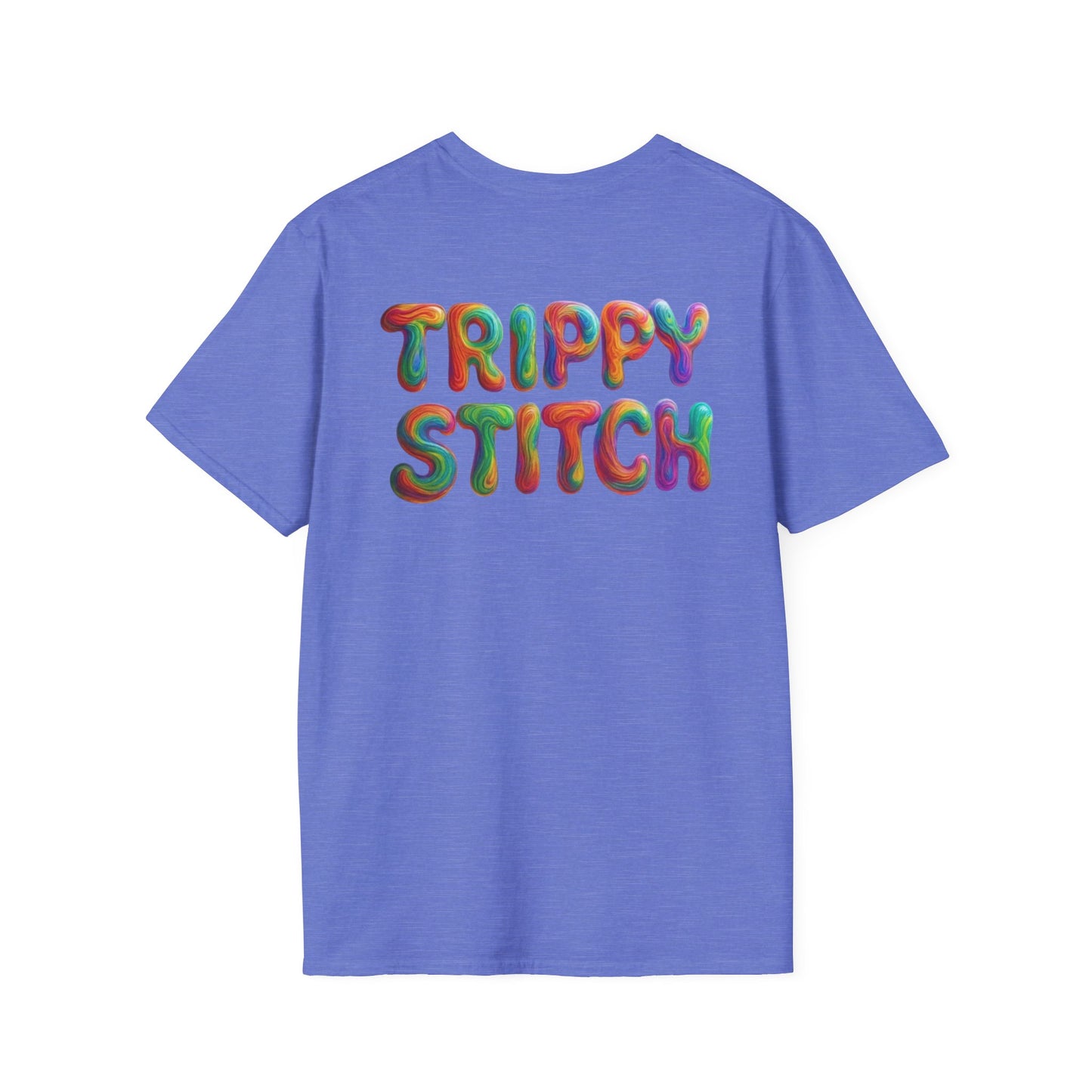 JEWELED LOVE & TRIPPY STITCH-Unisex T-Shirt for Fun & Casual Wear, Gift for Friends & Family, Birthday, Anniversaries