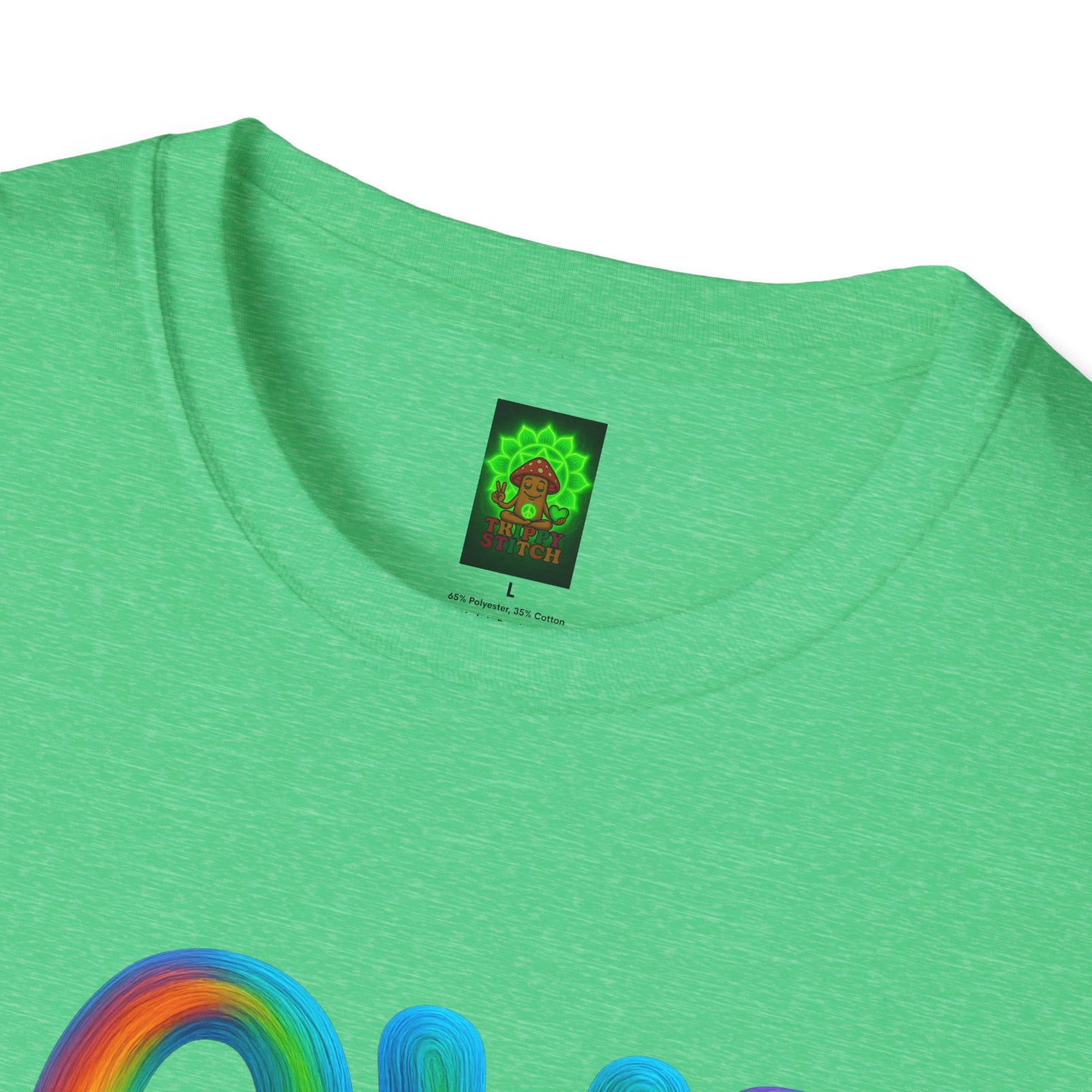 JEWELED LOVE & TRIPPY STITCH-Unisex T-Shirt for Fun & Casual Wear, Gift for Friends & Family, Birthday, Anniversaries