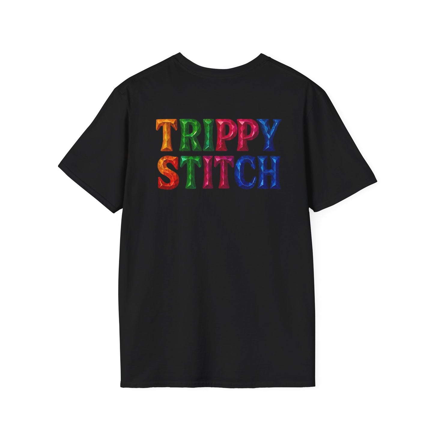 JEWELED LOVE & TRIPPY STITCH-Unisex T-Shirt for Fun & Casual Wear, Gift for Friends & Family, Birthday, Anniversaries