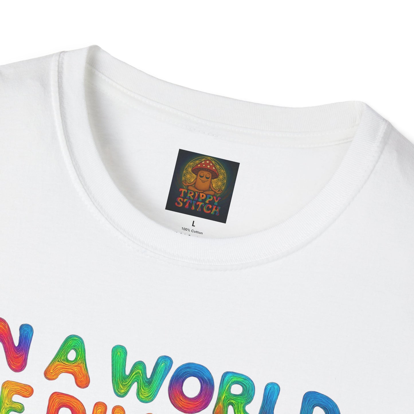 UNITY T-Shirt | Positive Quote Tee | Unisex Softstyle UNITY Trippy Stitch Design