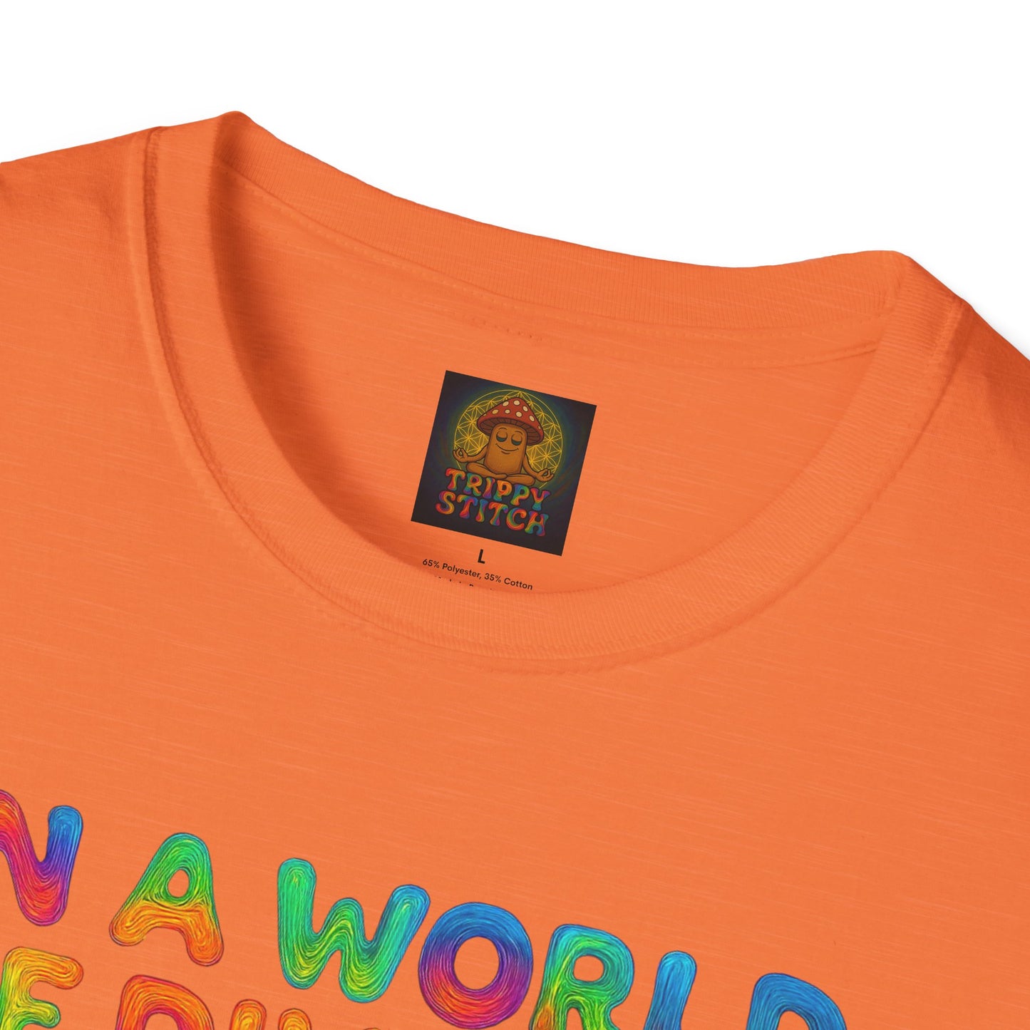UNITY T-Shirt | Positive Quote Tee | Unisex Softstyle UNITY Trippy Stitch Design