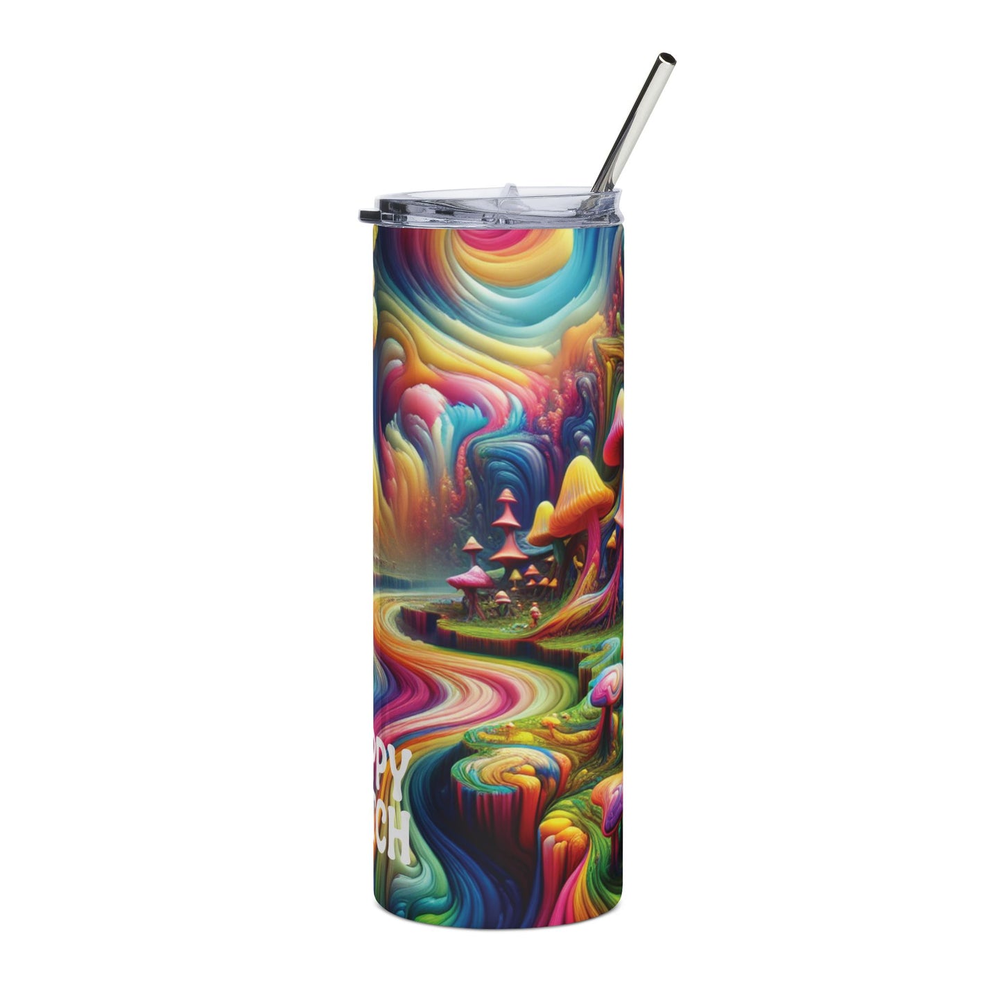 Trippy Vibes Travel Mug-Stainless Steel Tumbler