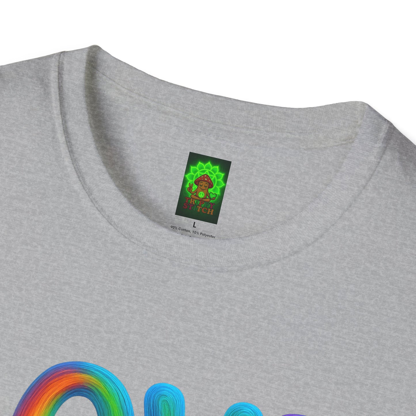 JEWELED LOVE & TRIPPY STITCH-Unisex T-Shirt for Fun & Casual Wear, Gift for Friends & Family, Birthday, Anniversaries