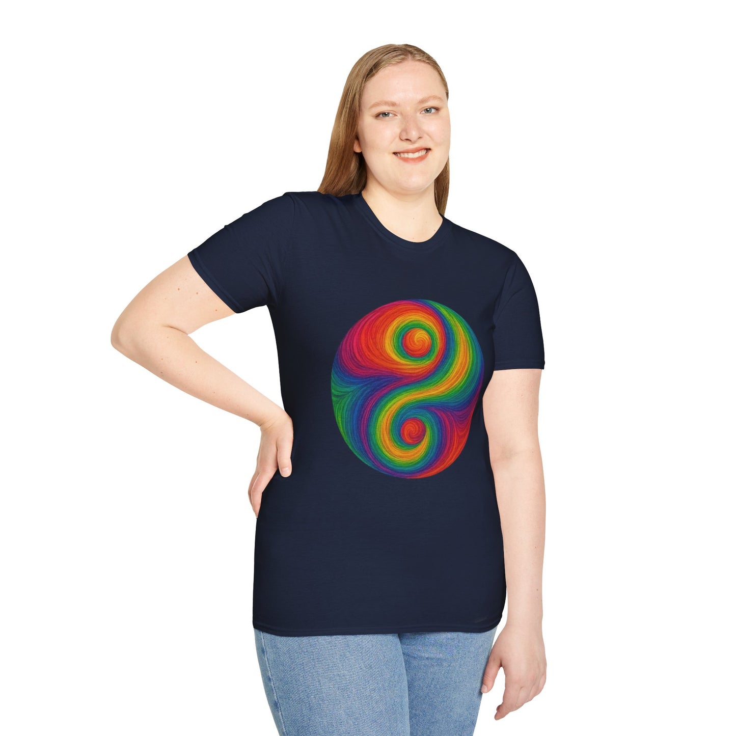 Trippy Stitch Yin Yang T-Shirt ☯️