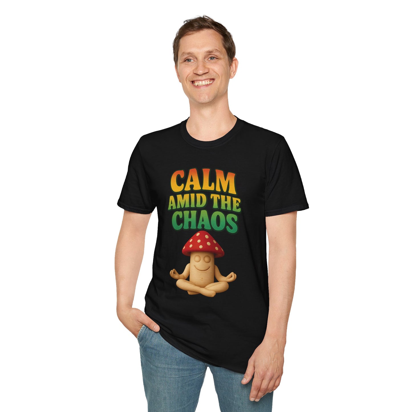Calm Amid the Chaos Shirt, Stay Vigilant, Positive Vibes Clothing