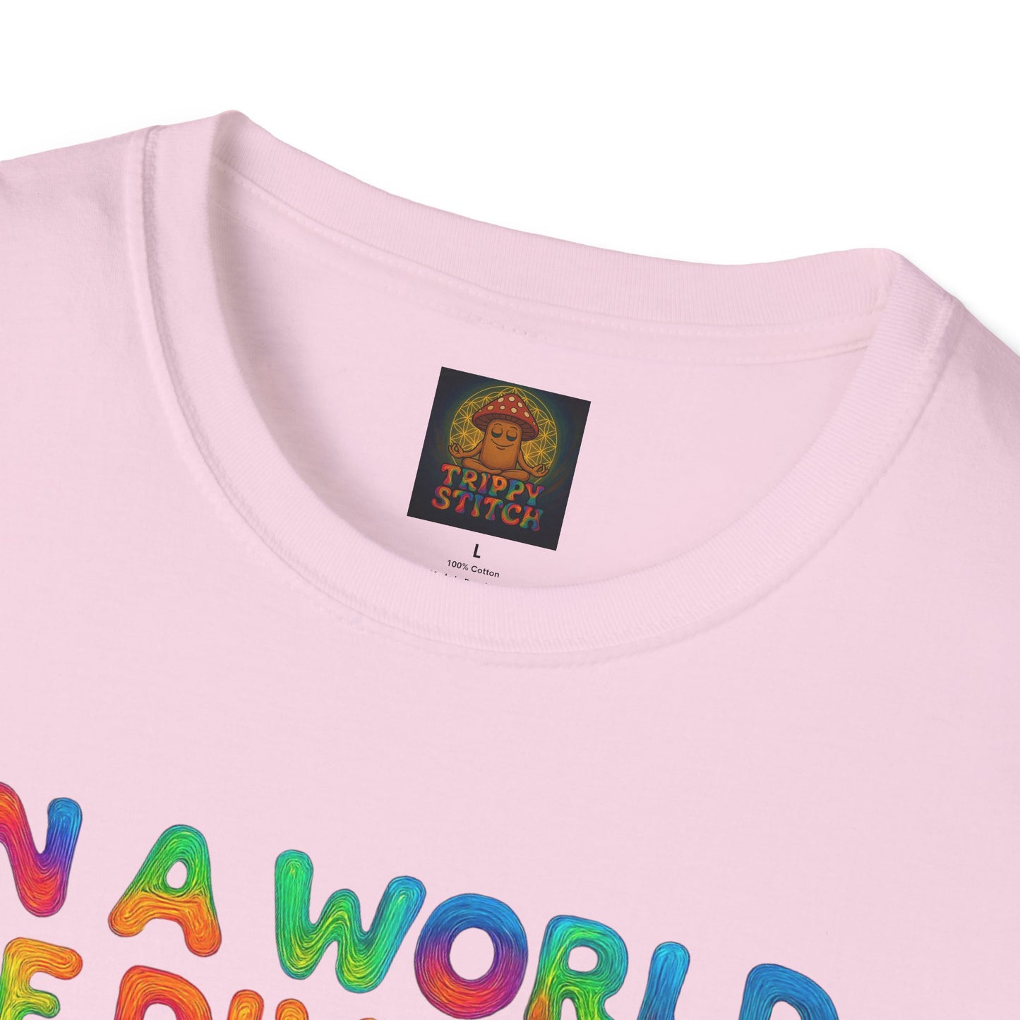 UNITY T-Shirt | Positive Quote Tee | Unisex Softstyle UNITY Trippy Stitch Design