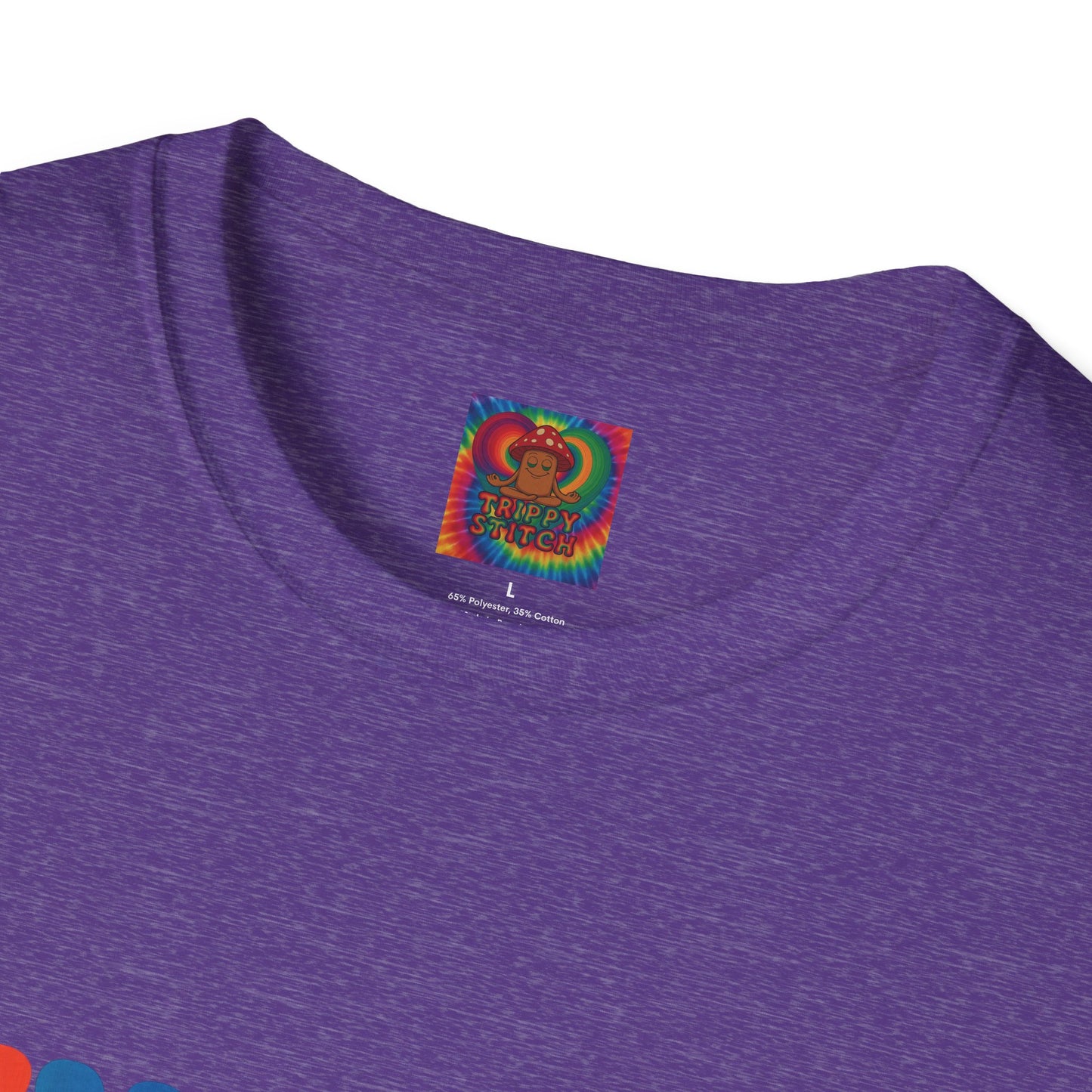 Kindness 💚❤️💙Softstyle T-Shirt, Colorful Graphic Tee, Positive Vibes Shirt, Cute Gift for Friends, Uplifting Fashion Statement