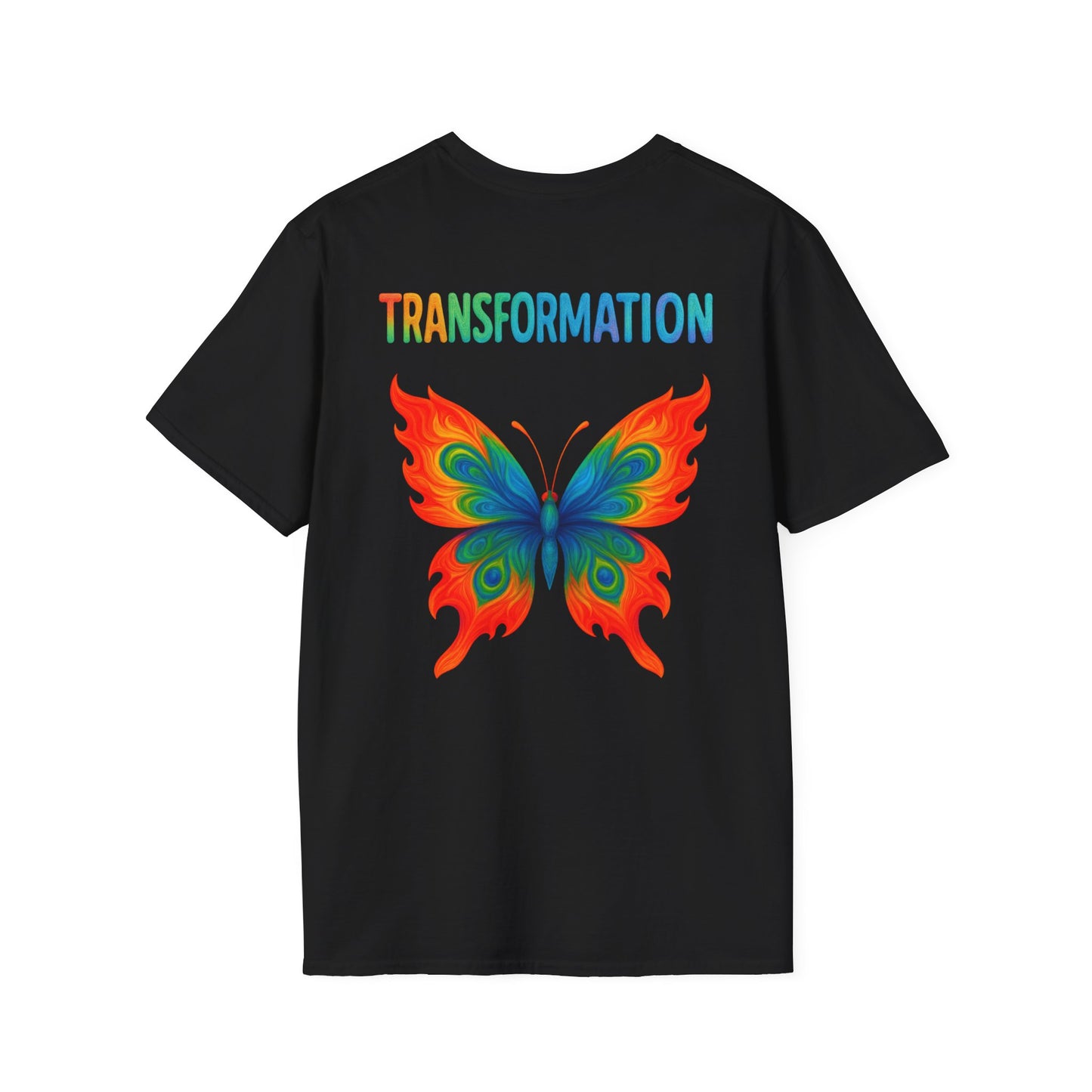Beautiful Transformation T-Shirt, Colorful Caterpillar and Butterfly Tee, Nature Inspired Art Shirt, Unique Gift for Nature Lovers