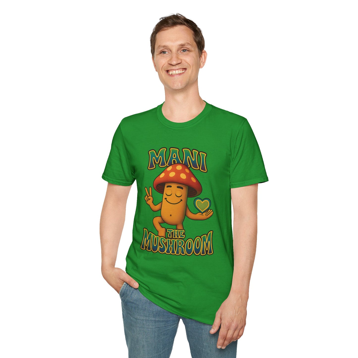 Mani the Mushroom Peace Love & Unity