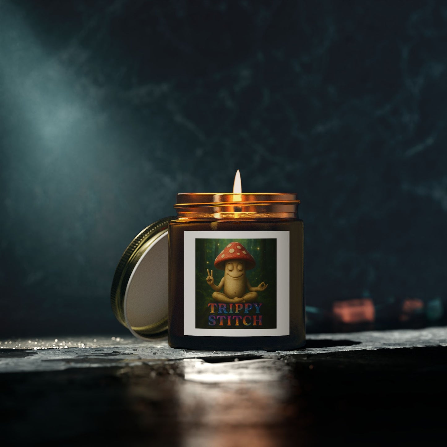 Mani the Mushroom-Whimsical Scented Candle