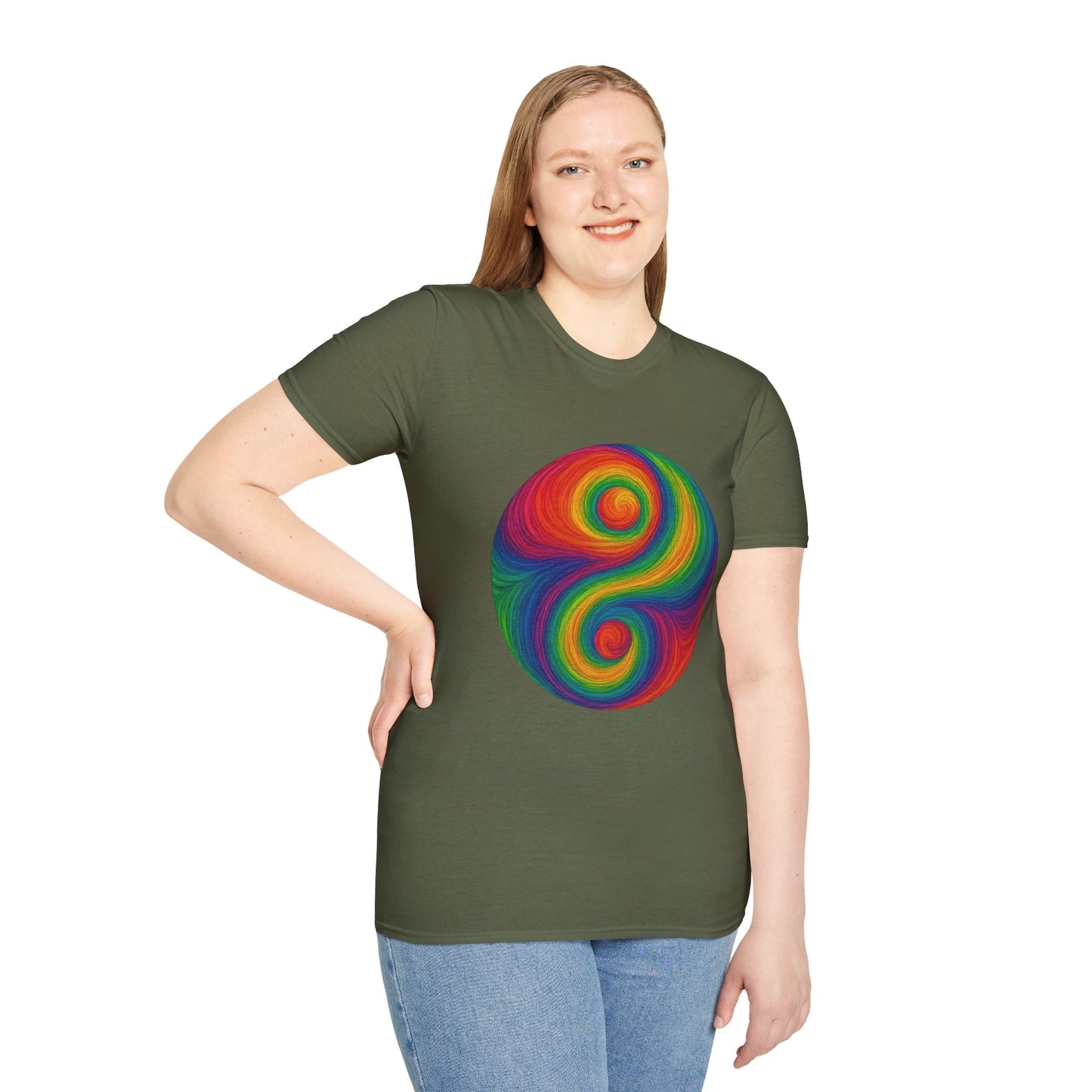 Trippy Stitch Yin Yang T-Shirt ☯️