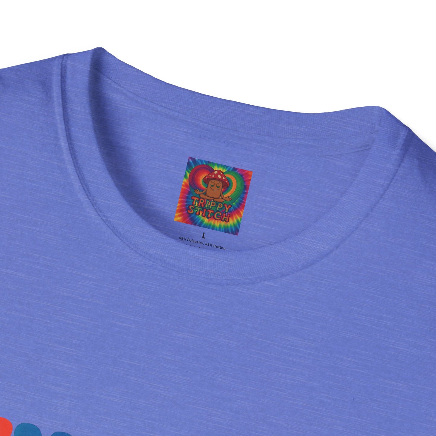 Kindness 💚❤️💙Softstyle T-Shirt, Colorful Graphic Tee, Positive Vibes Shirt, Cute Gift for Friends, Uplifting Fashion Statement
