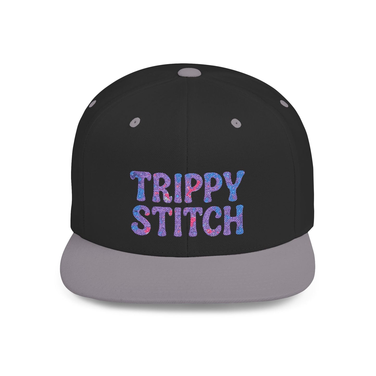 Trippy Stitch Cosmic⭐Flat Bill Snapback Hat