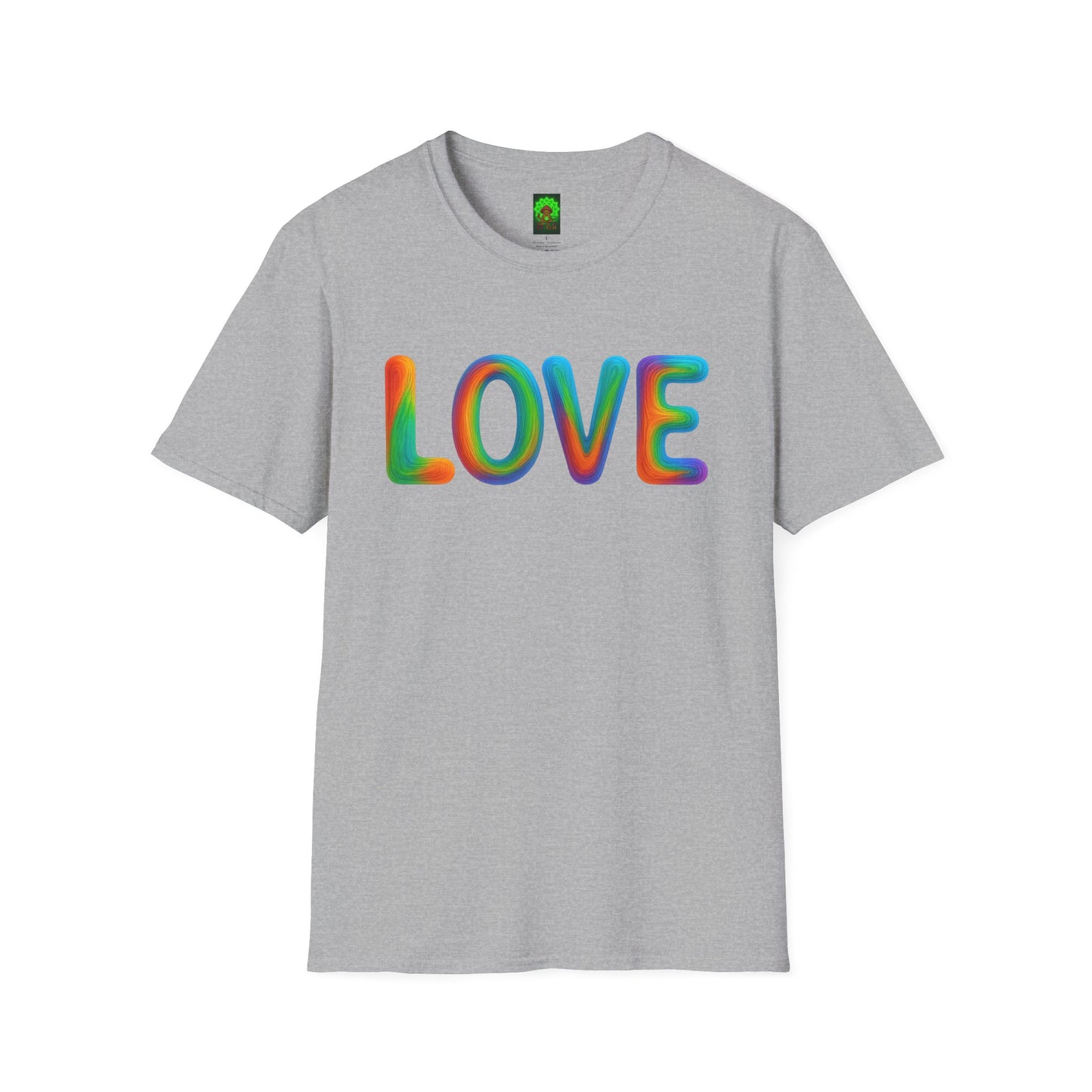 JEWELED LOVE & TRIPPY STITCH-Unisex T-Shirt for Fun & Casual Wear, Gift for Friends & Family, Birthday, Anniversaries