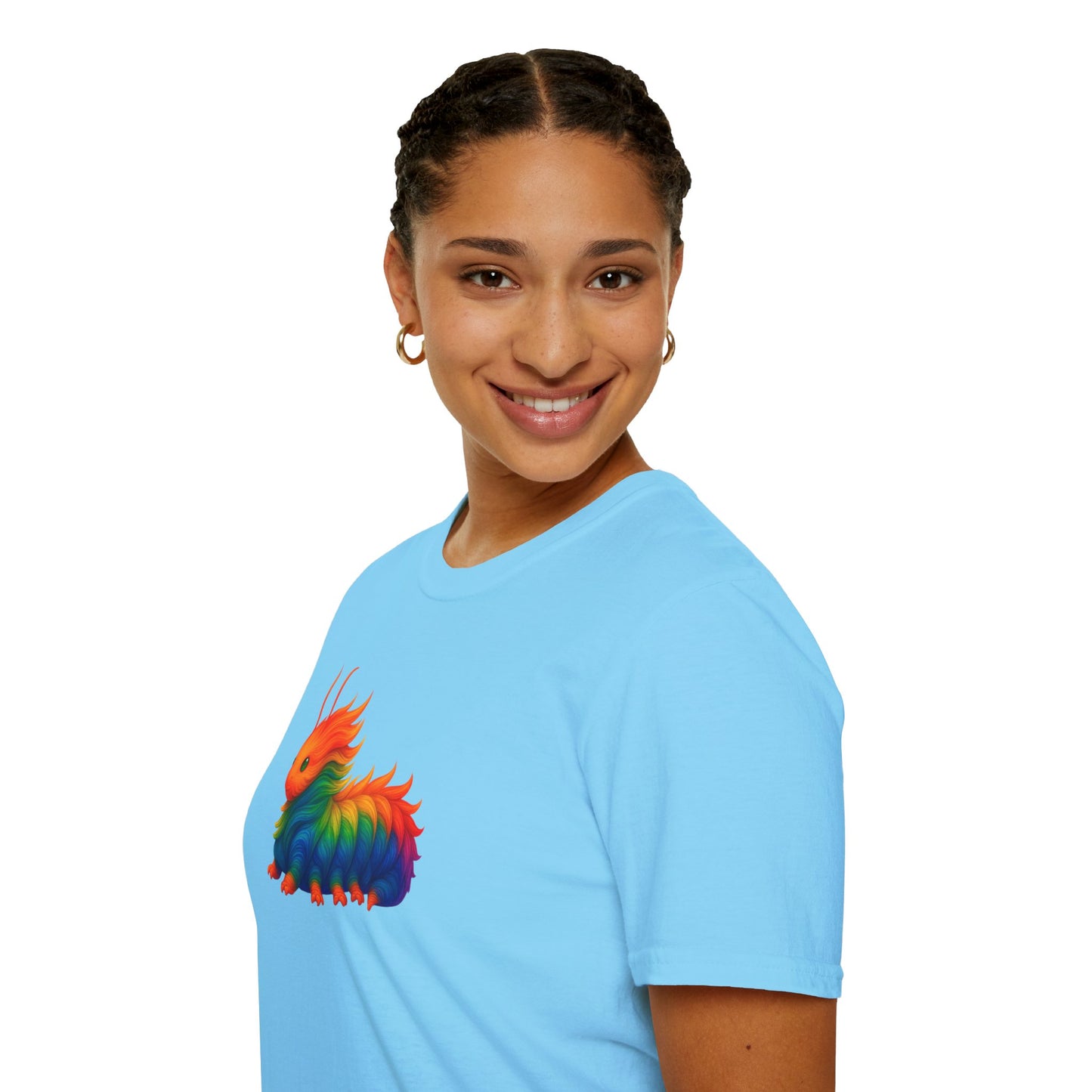 Beautiful Transformation T-Shirt, Colorful Caterpillar and Butterfly Tee, Nature Inspired Art Shirt, Unique Gift for Nature Lovers