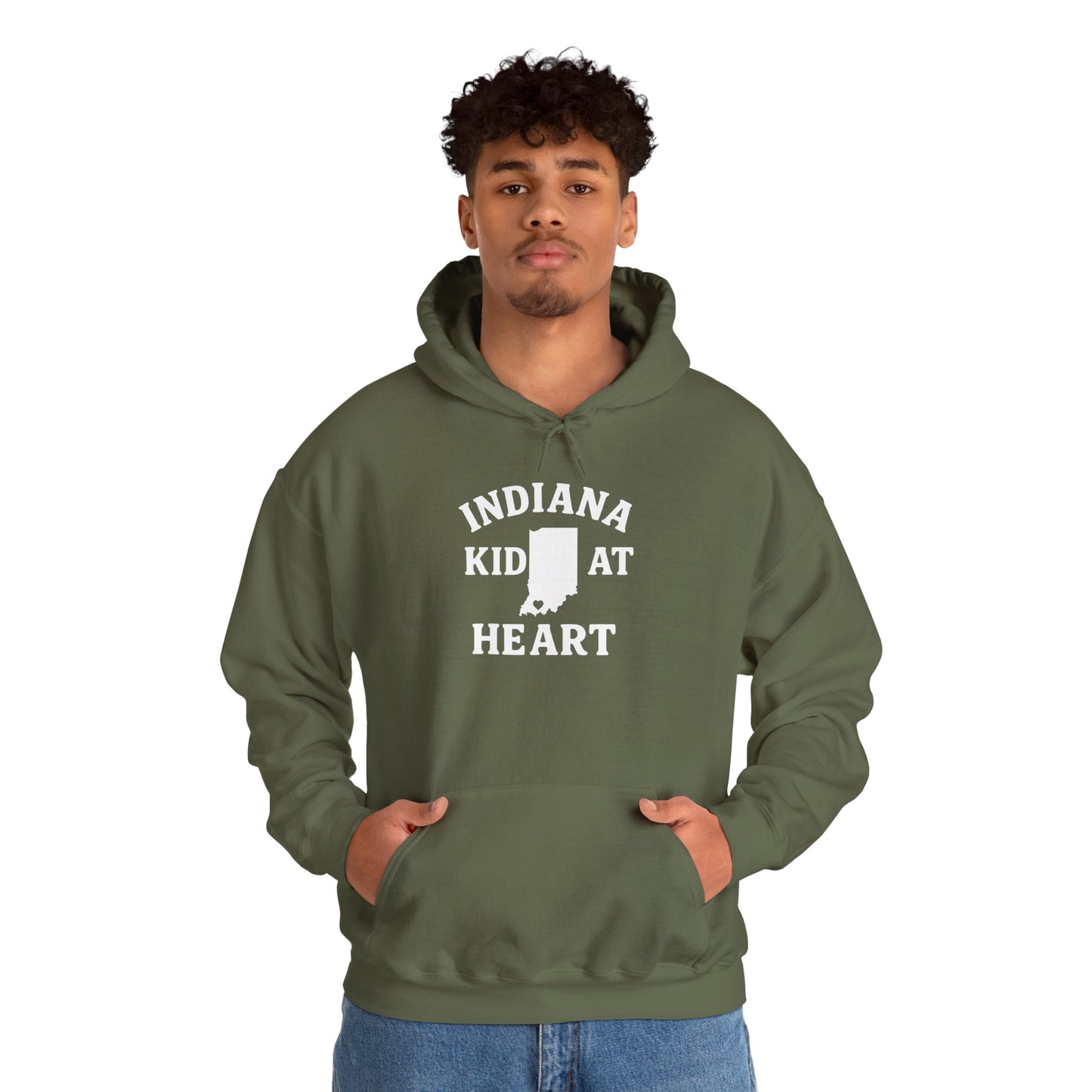 Indiana Kid at Heart Hoodie ❤️Born and raised
