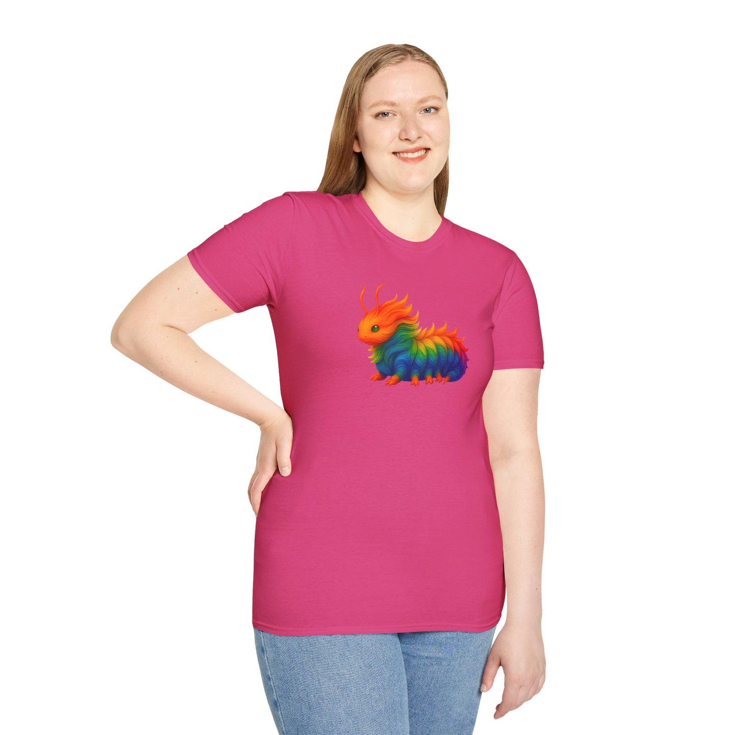 Beautiful Transformation T-Shirt, Colorful Caterpillar and Butterfly Tee, Nature Inspired Art Shirt, Unique Gift for Nature Lovers