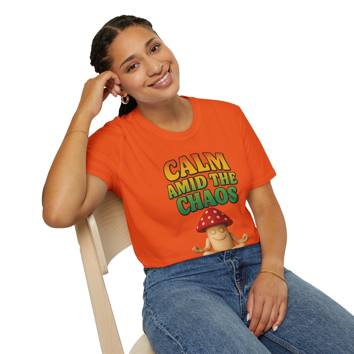 Calm Amid the Chaos Shirt, Stay Vigilant, Positive Vibes Clothing