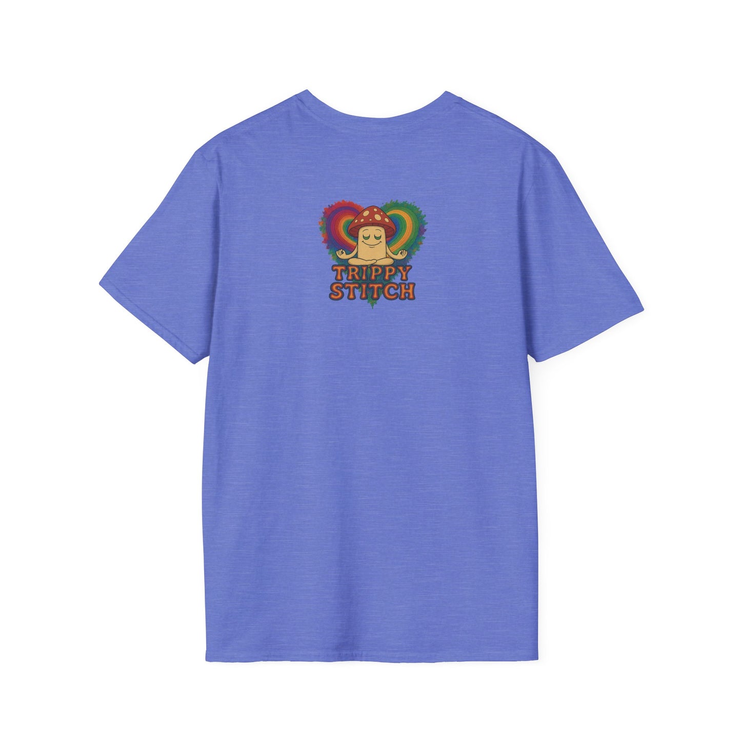 Kindness 💚❤️💙Softstyle T-Shirt, Colorful Graphic Tee, Positive Vibes Shirt, Cute Gift for Friends, Uplifting Fashion Statement