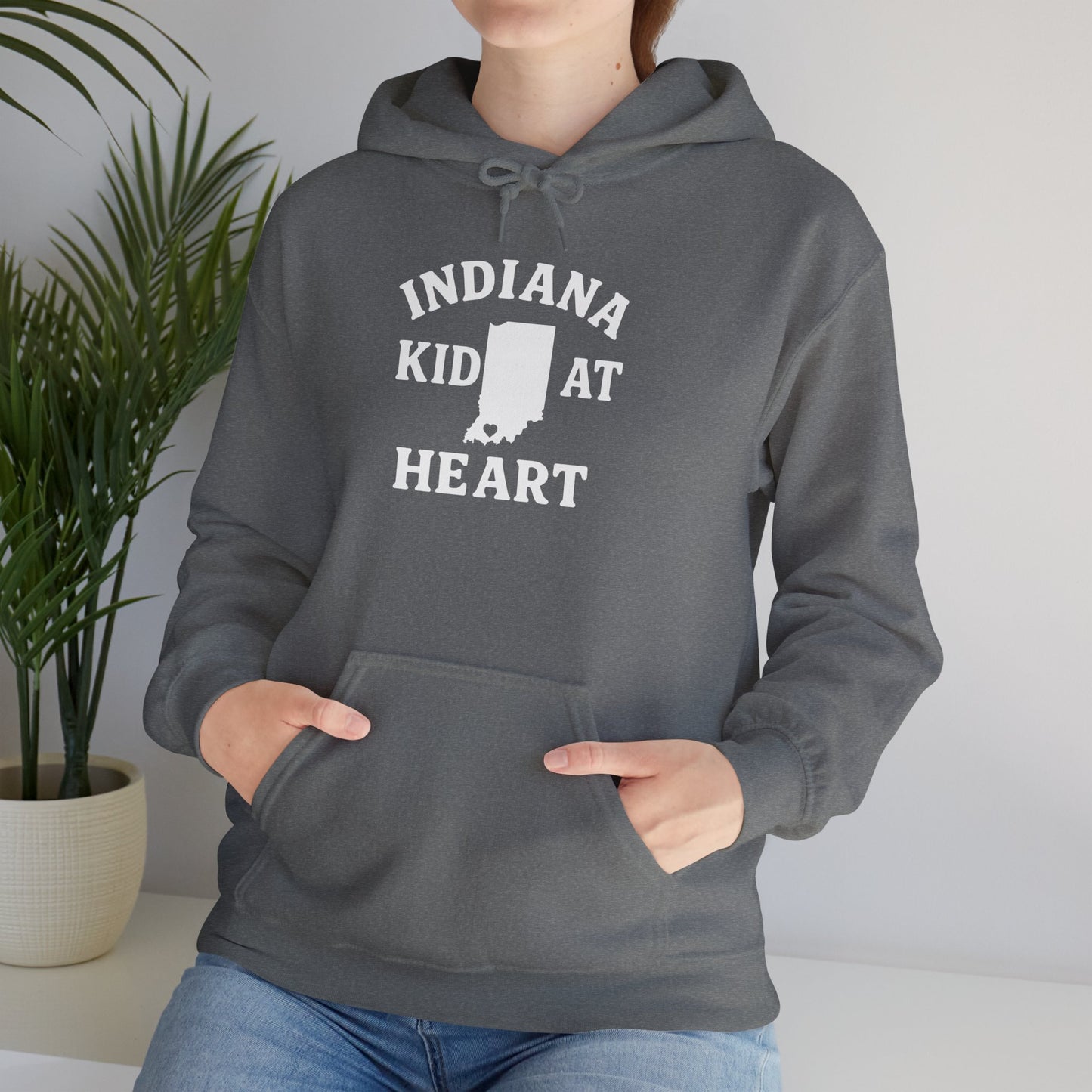Indiana Kid at Heart Hoodie ❤️Born and raised