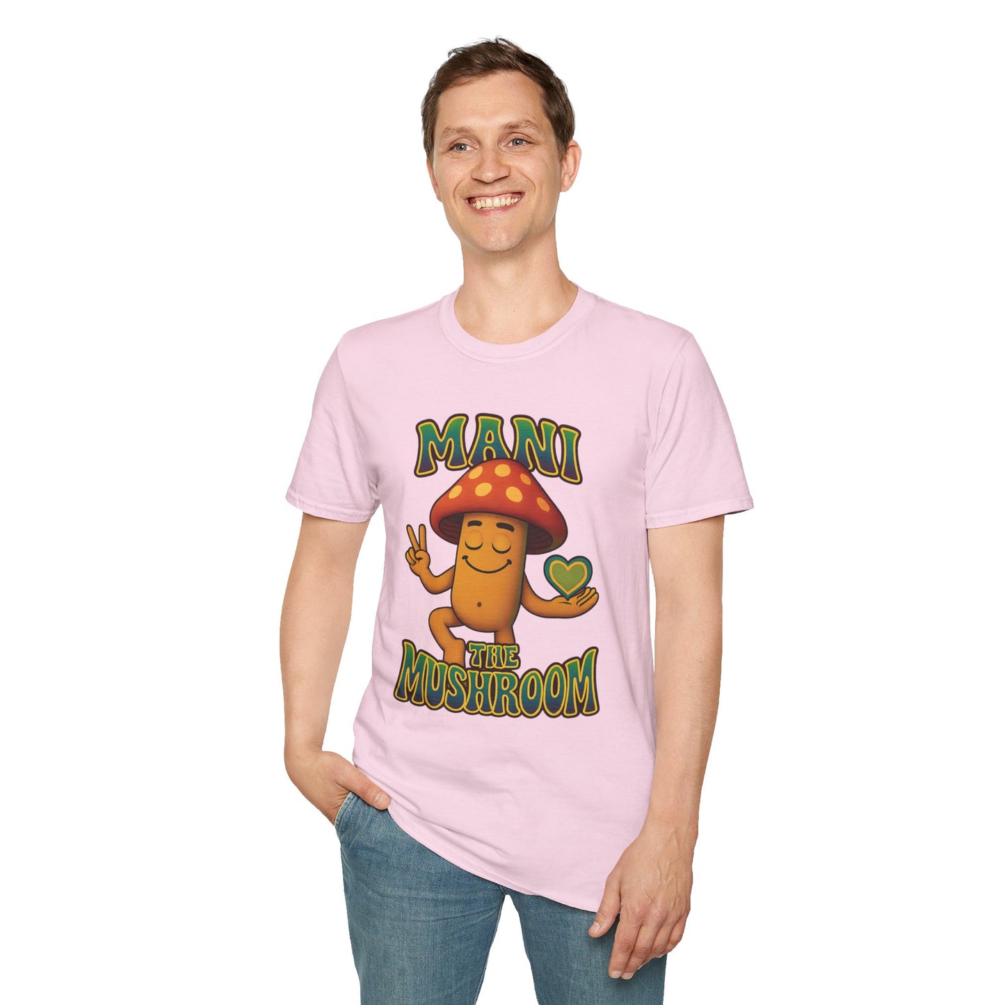 Mani the Mushroom Peace Love & Unity