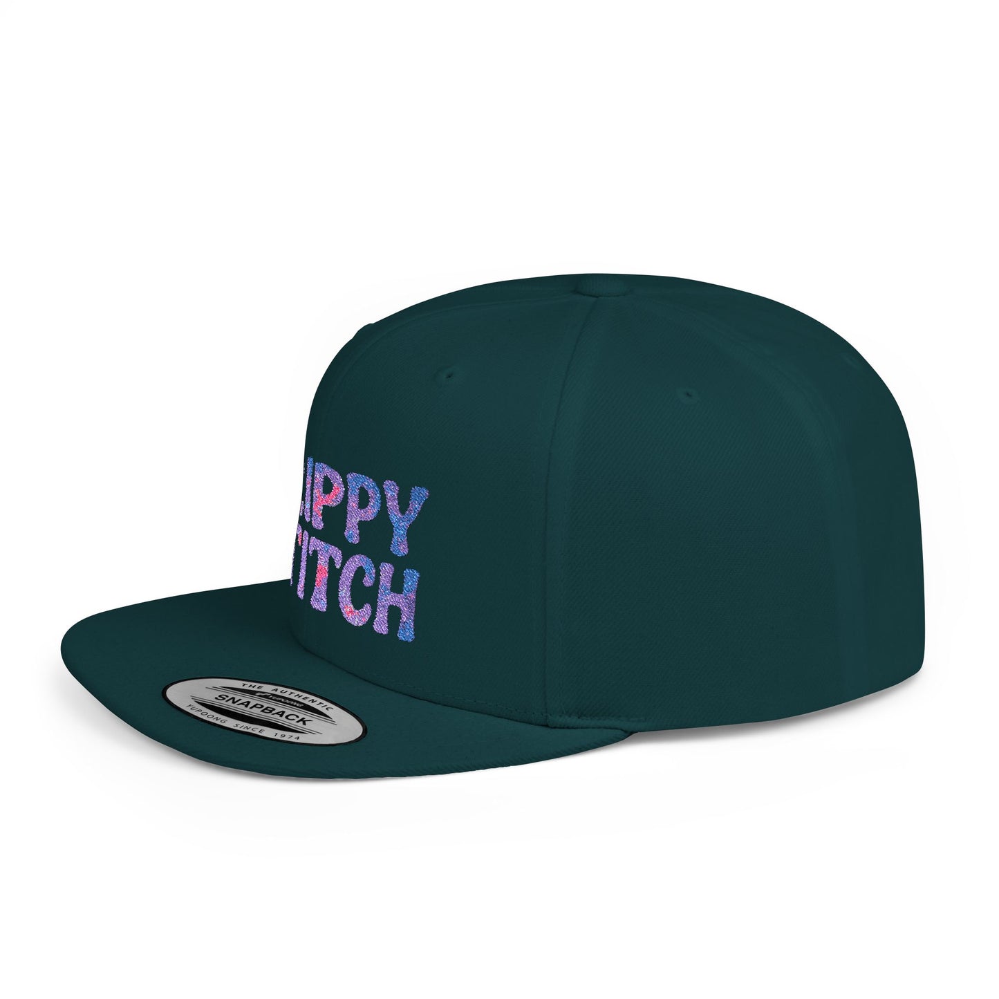 Trippy Stitch Cosmic⭐Flat Bill Snapback Hat