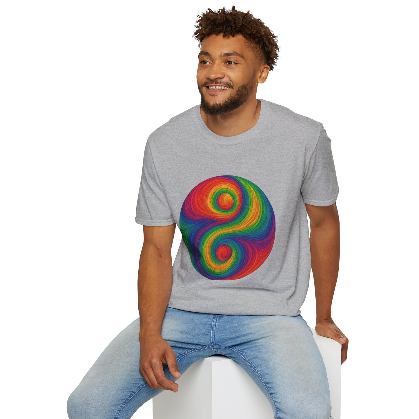 Trippy Stitch Yin Yang T-Shirt ☯️