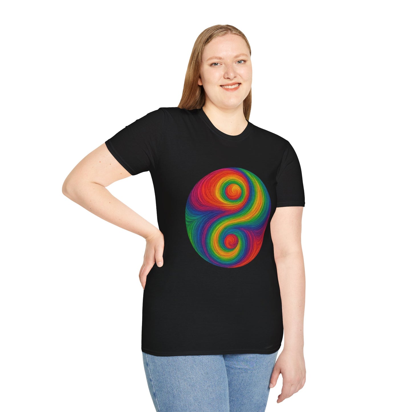 Trippy Stitch Yin Yang T-Shirt ☯️
