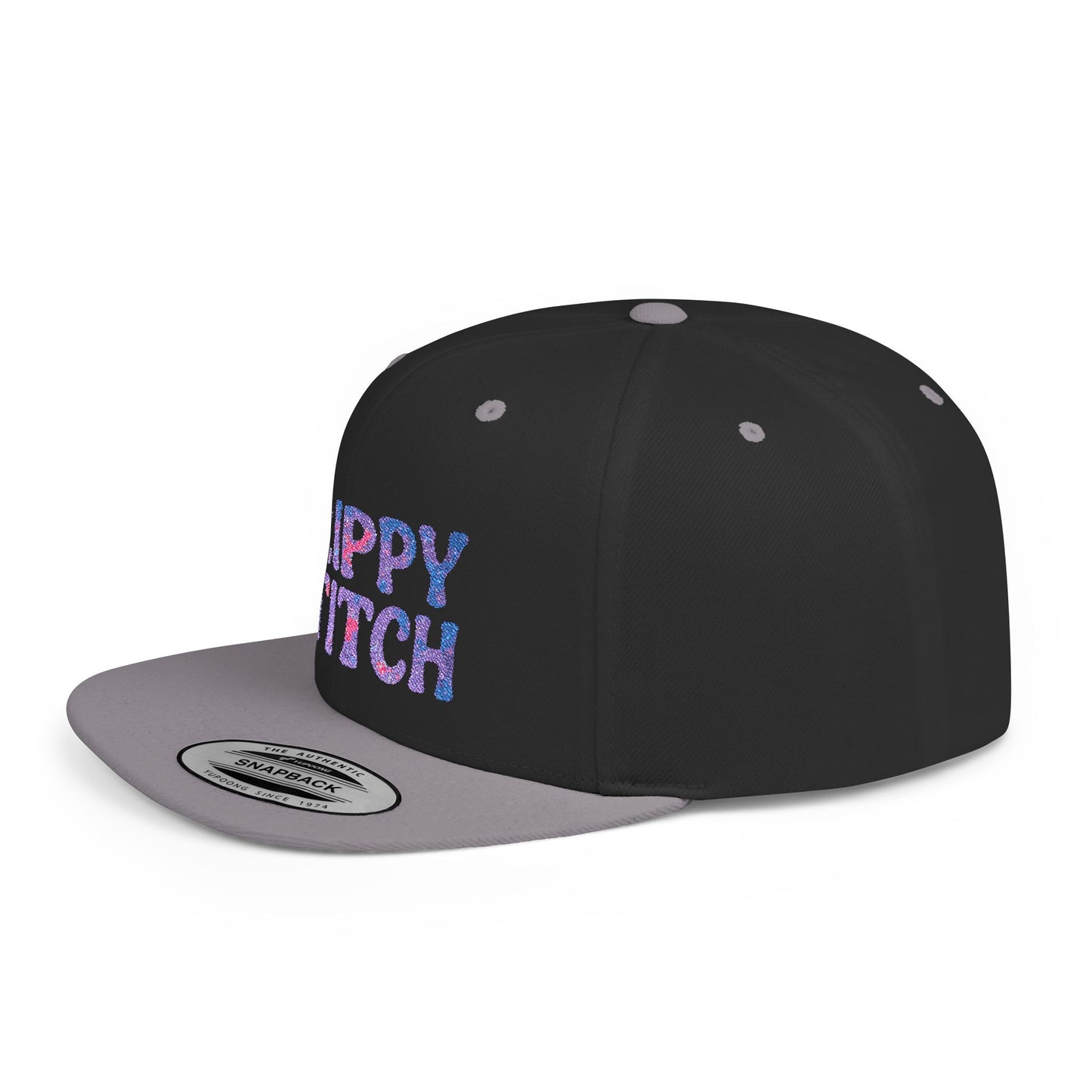 Trippy Stitch Cosmic⭐Flat Bill Snapback Hat