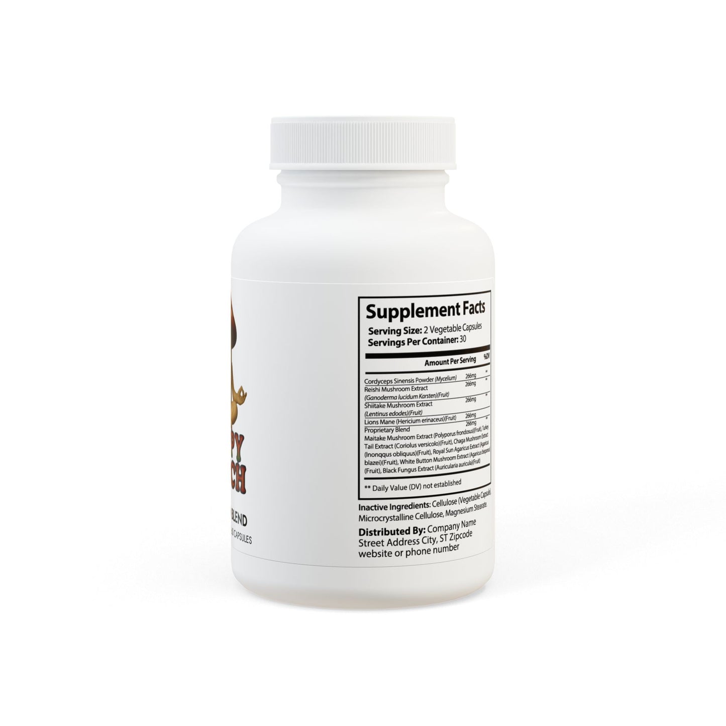 Mushroom Blend Supplement (60 Capsules)