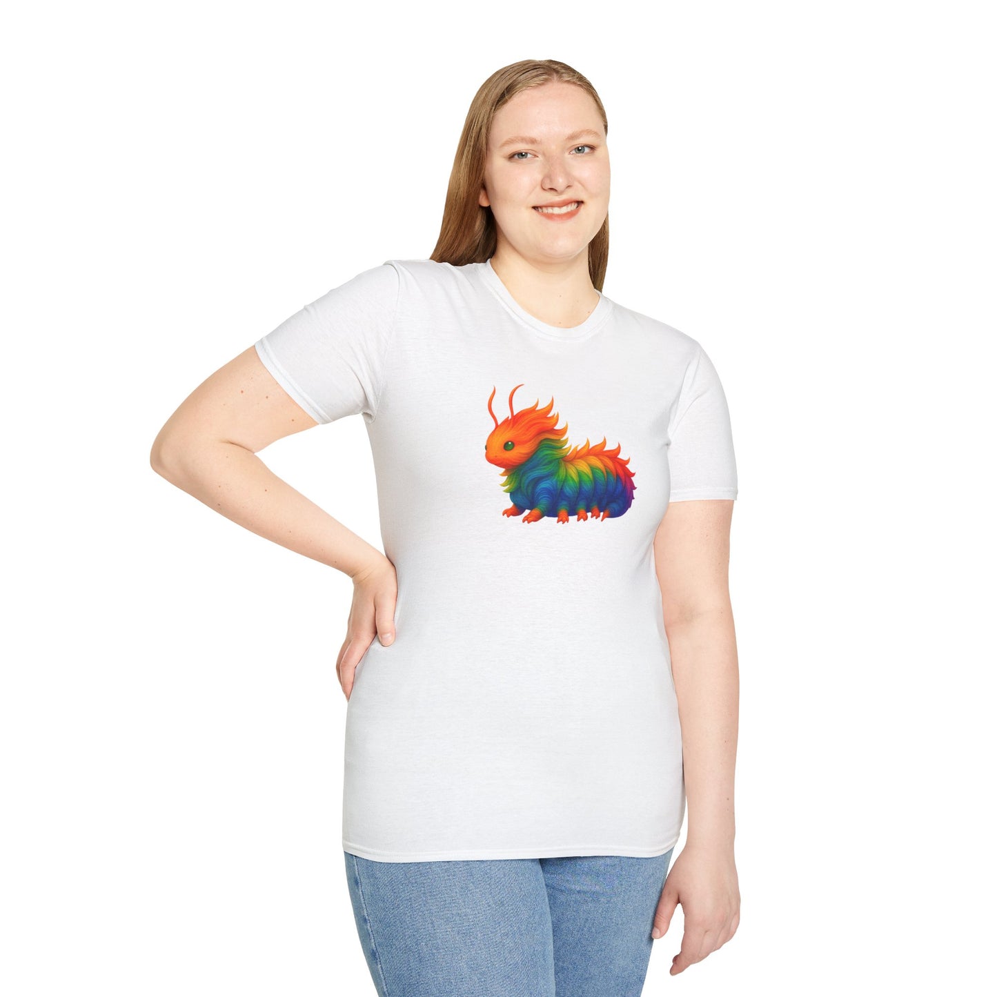 Beautiful Transformation T-Shirt, Colorful Caterpillar and Butterfly Tee, Nature Inspired Art Shirt, Unique Gift for Nature Lovers