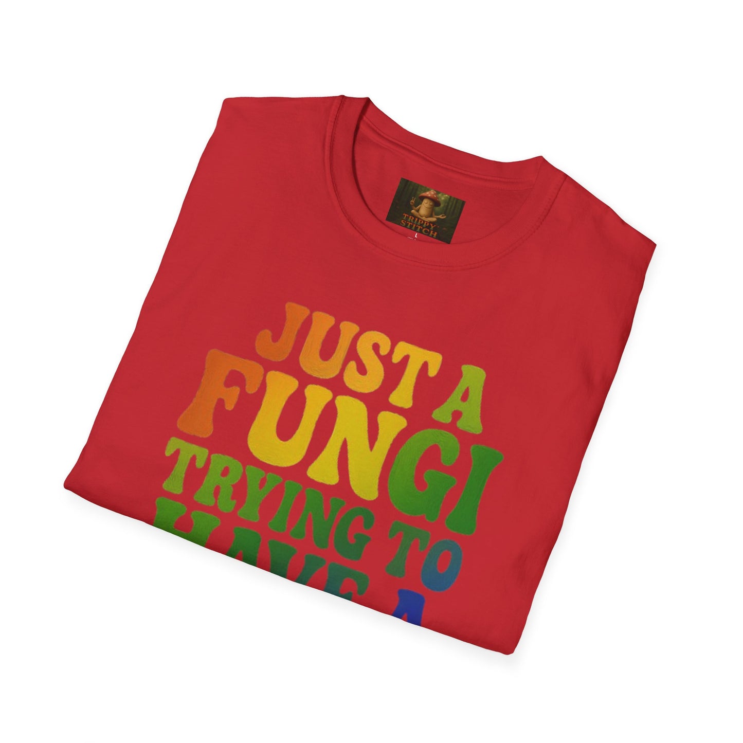 FUNGI🍄-T-Shirt for Fungi Lovers, Quirky Gift, Festival Wear, Casual Style, Nature Theme