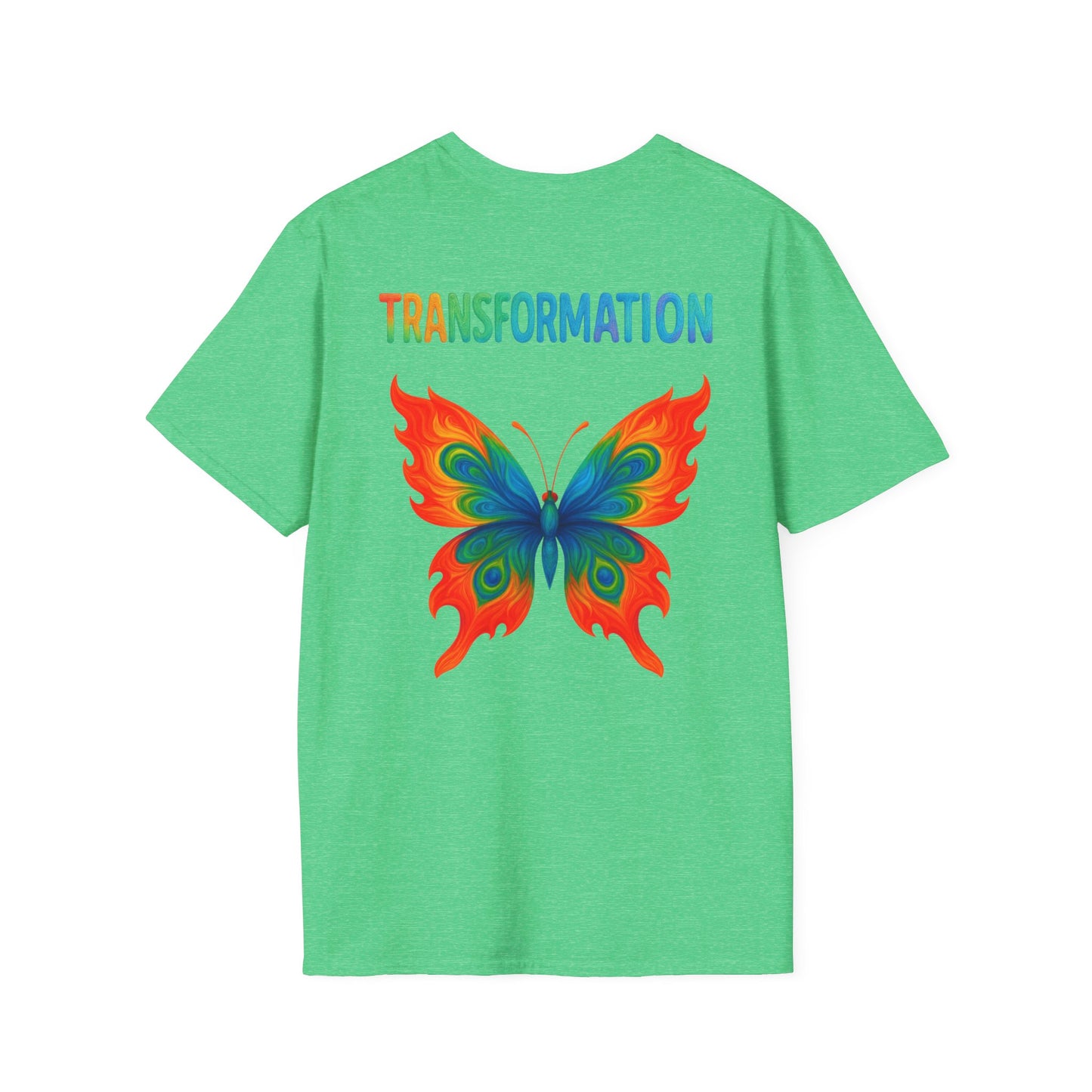 Beautiful Transformation T-Shirt, Colorful Caterpillar and Butterfly Tee, Nature Inspired Art Shirt, Unique Gift for Nature Lovers