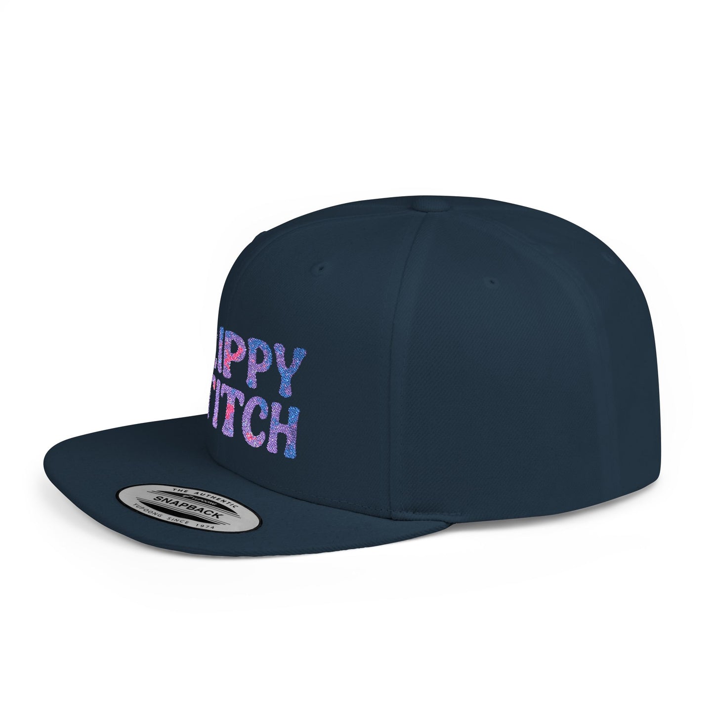 Trippy Stitch Cosmic⭐Flat Bill Snapback Hat