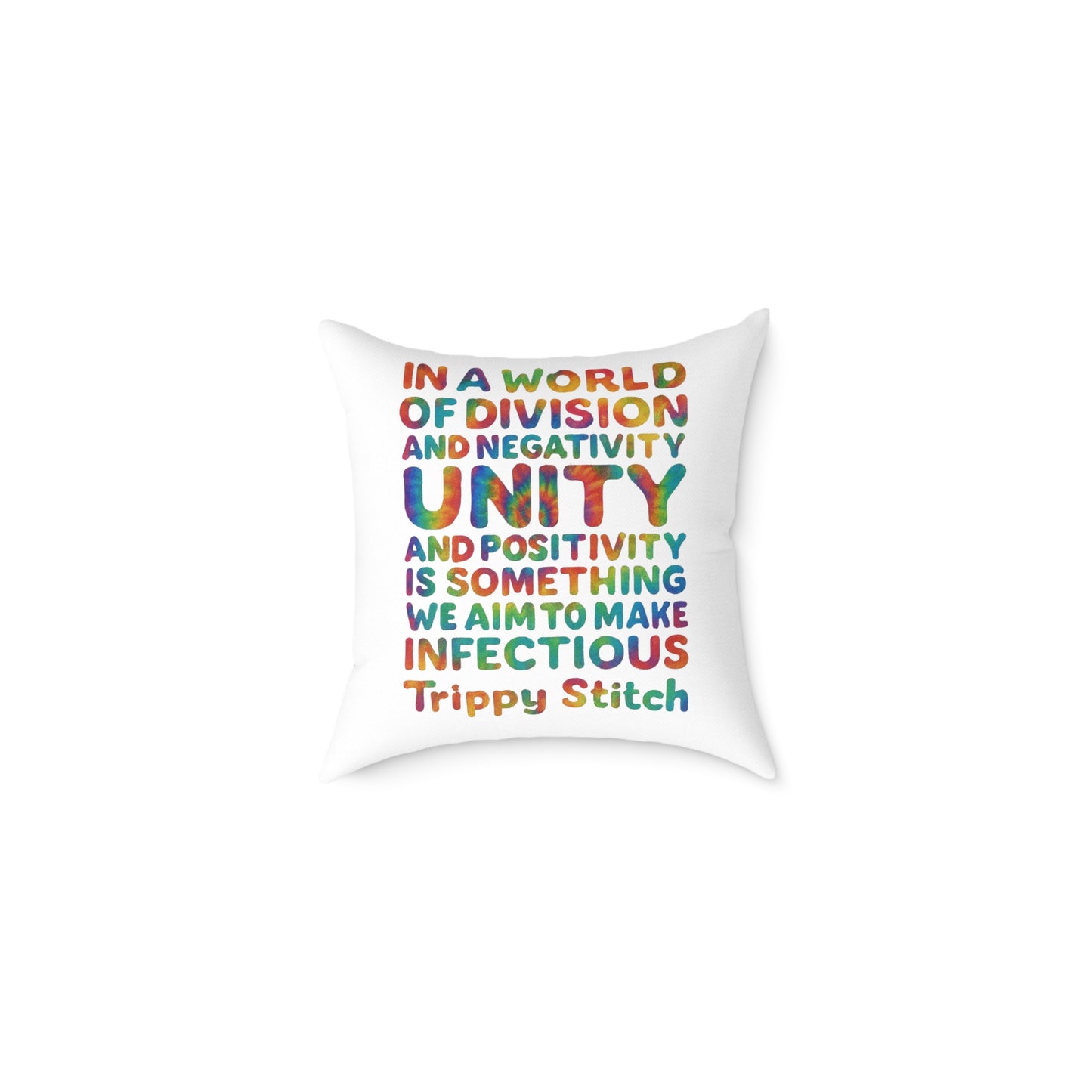 Unity Tie Dye Swirl Pillow
