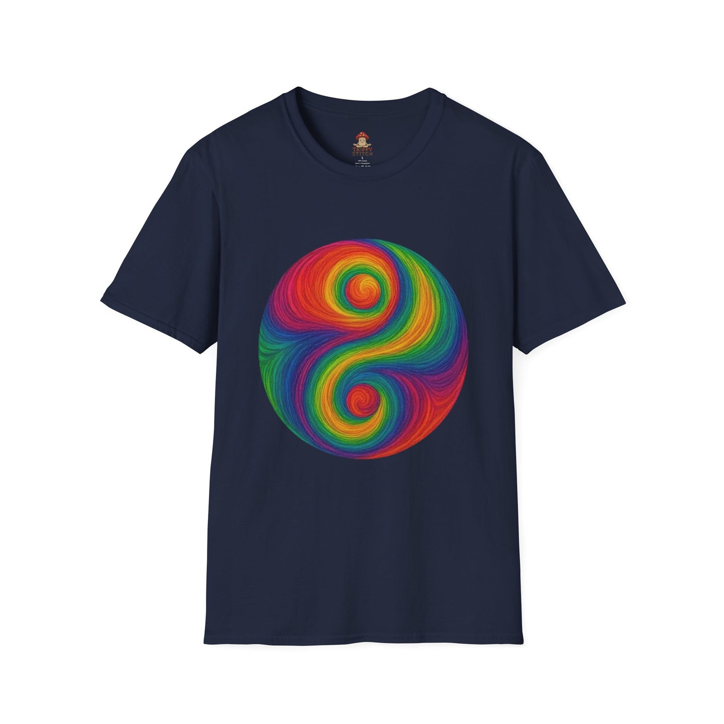 Trippy Stitch Yin Yang T-Shirt ☯️
