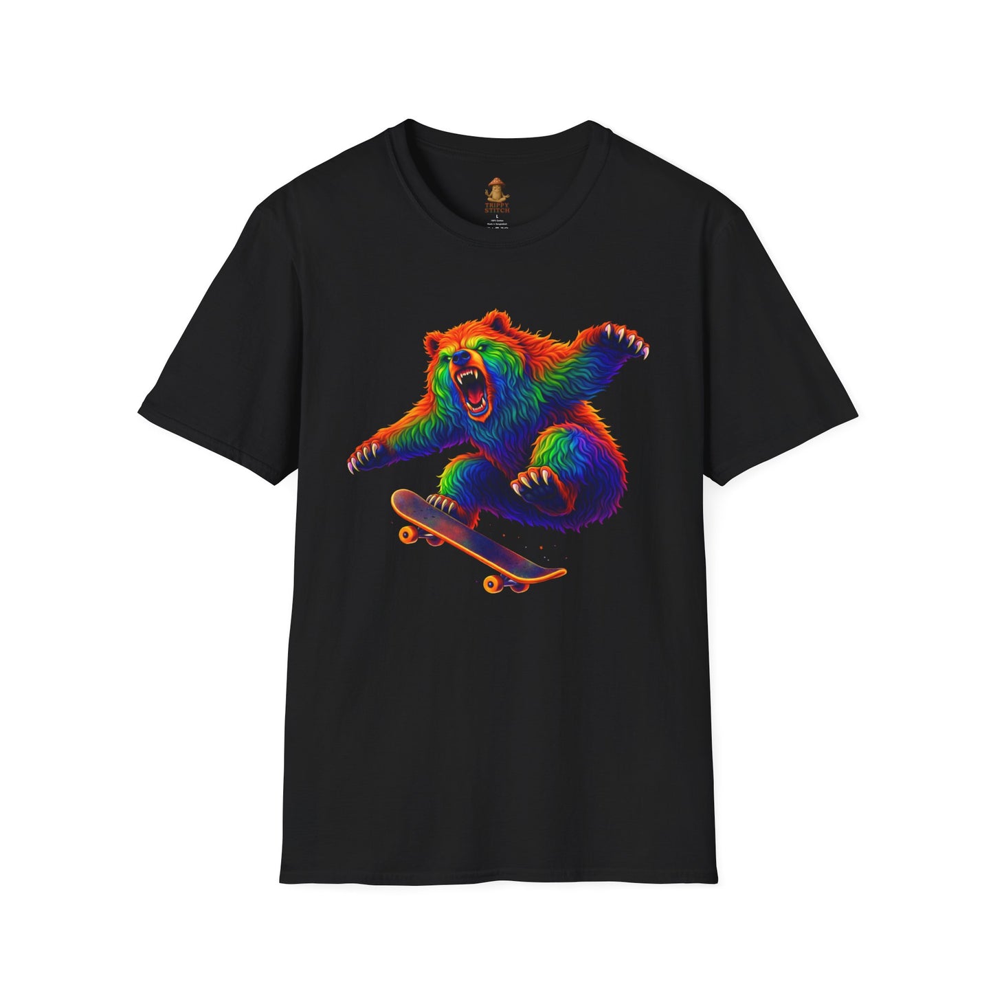 Skateboarding Bear Tee