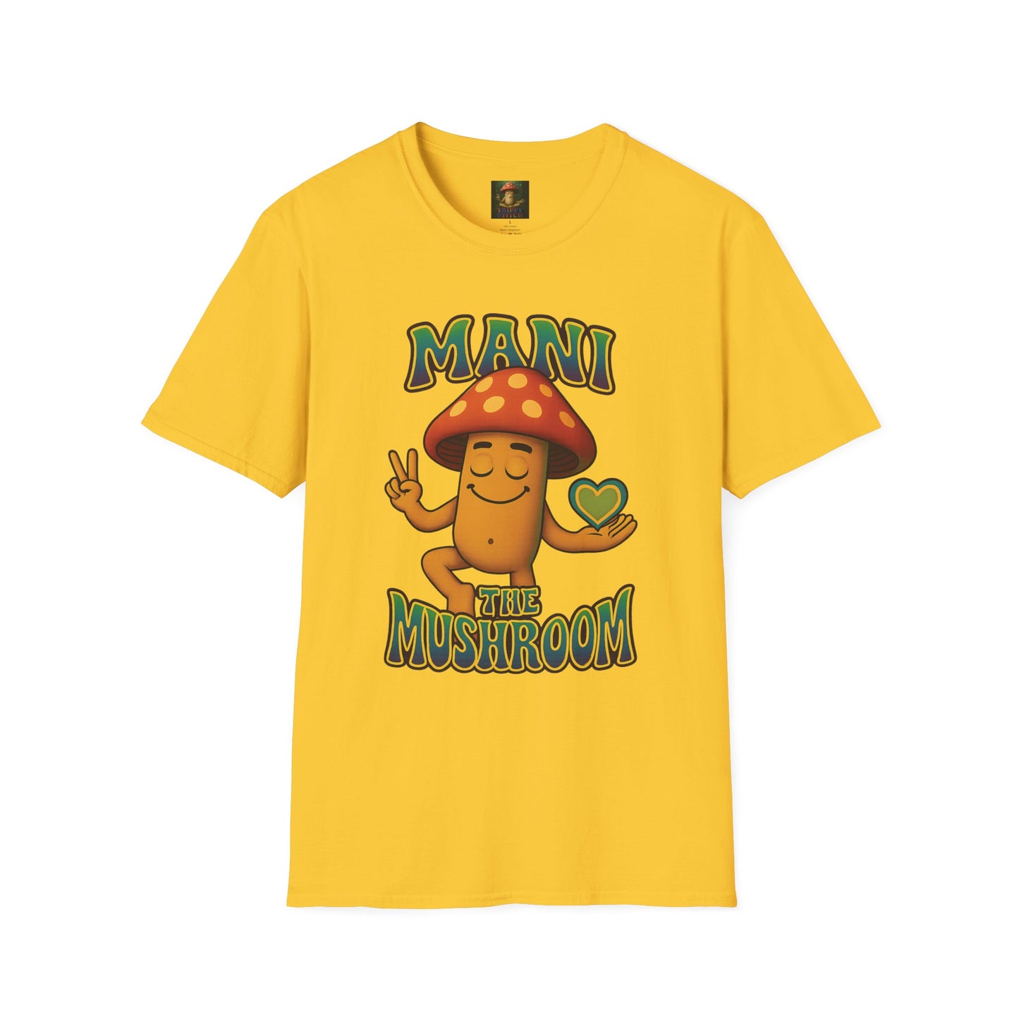 Mani the Mushroom Peace Love & Unity