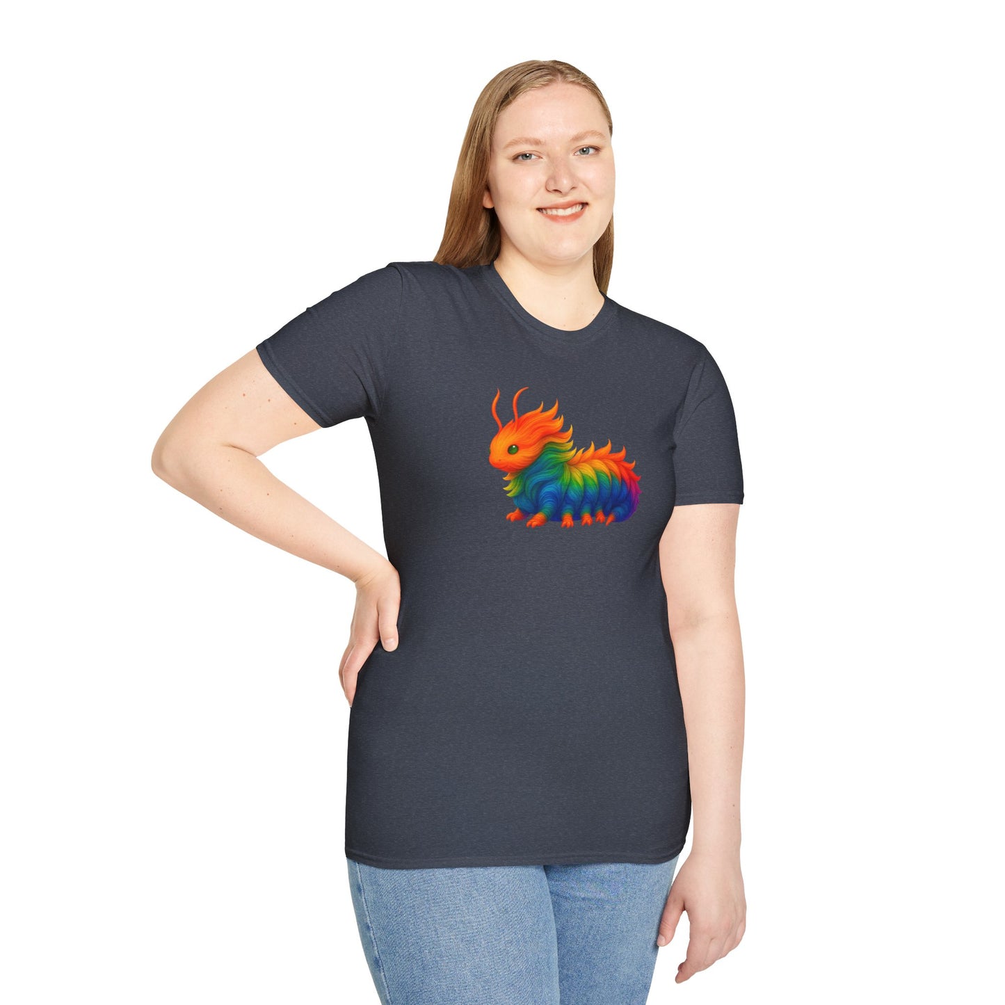 Beautiful Transformation T-Shirt, Colorful Caterpillar and Butterfly Tee, Nature Inspired Art Shirt, Unique Gift for Nature Lovers