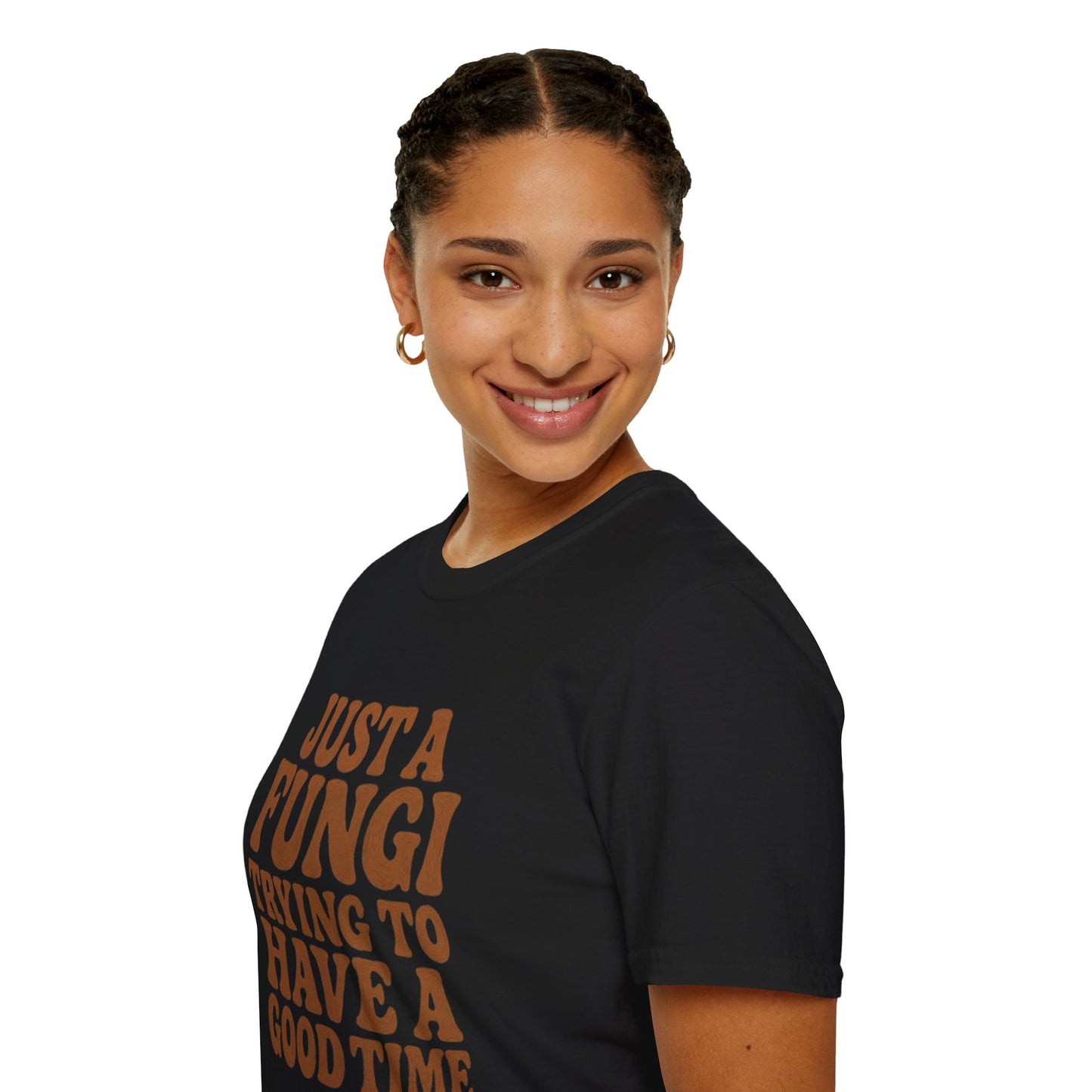 FUNGI🍄-T-Shirt for Fungi Lovers, Quirky Gift, Festival Wear, Casual Style, Nature Theme