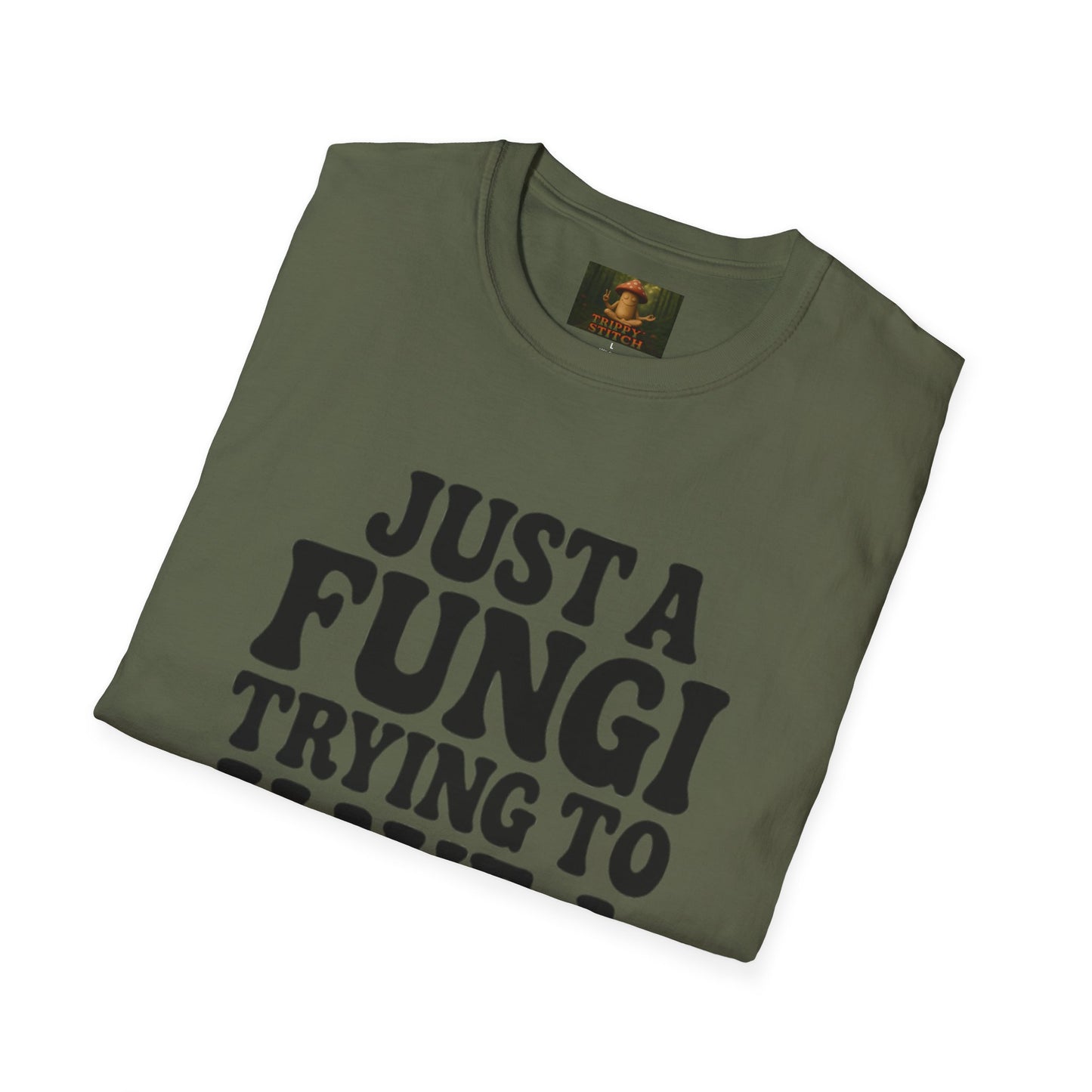 FUNGI🍄-T-Shirt for Fungi Lovers, Quirky Gift, Festival Wear, Casual Style, Nature Theme