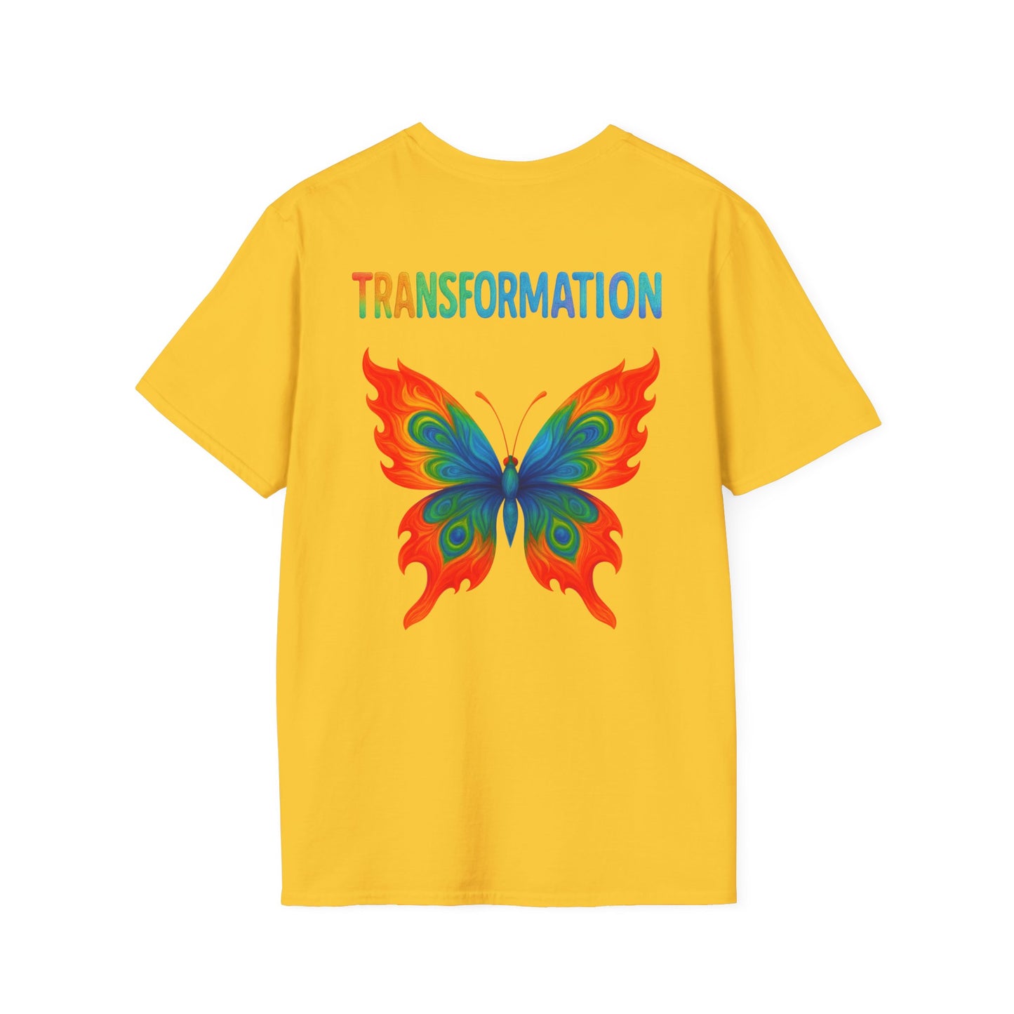 Beautiful Transformation T-Shirt, Colorful Caterpillar and Butterfly Tee, Nature Inspired Art Shirt, Unique Gift for Nature Lovers