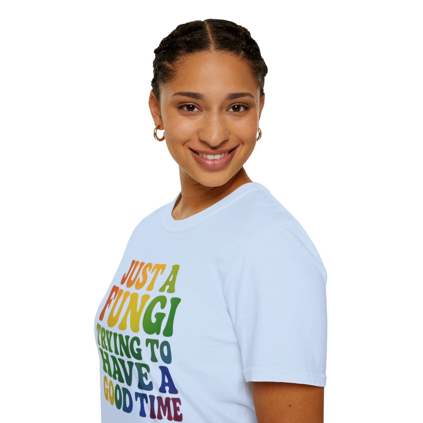 FUNGI🍄-T-Shirt for Fungi Lovers, Quirky Gift, Festival Wear, Casual Style, Nature Theme