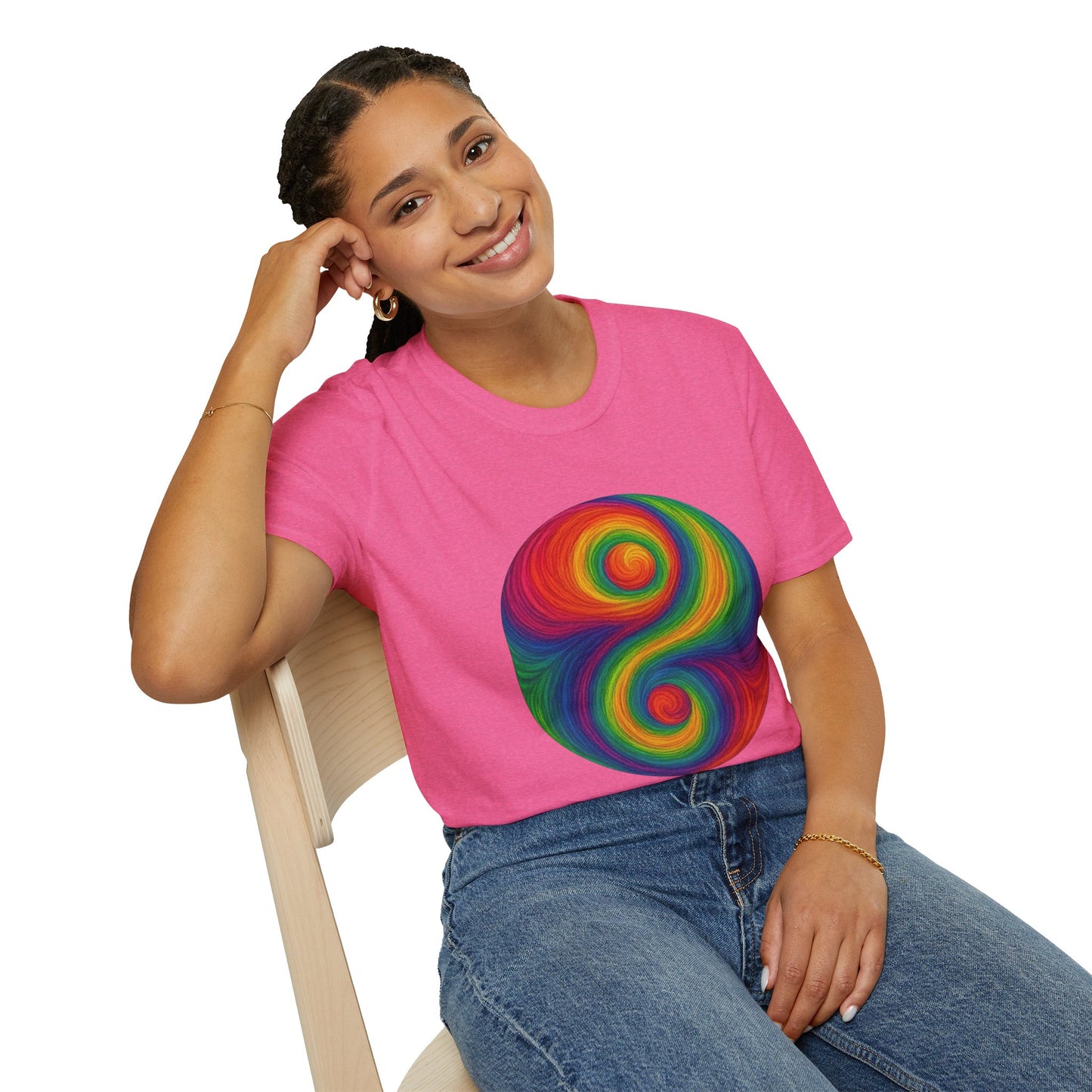 Trippy Stitch Yin Yang T-Shirt ☯️